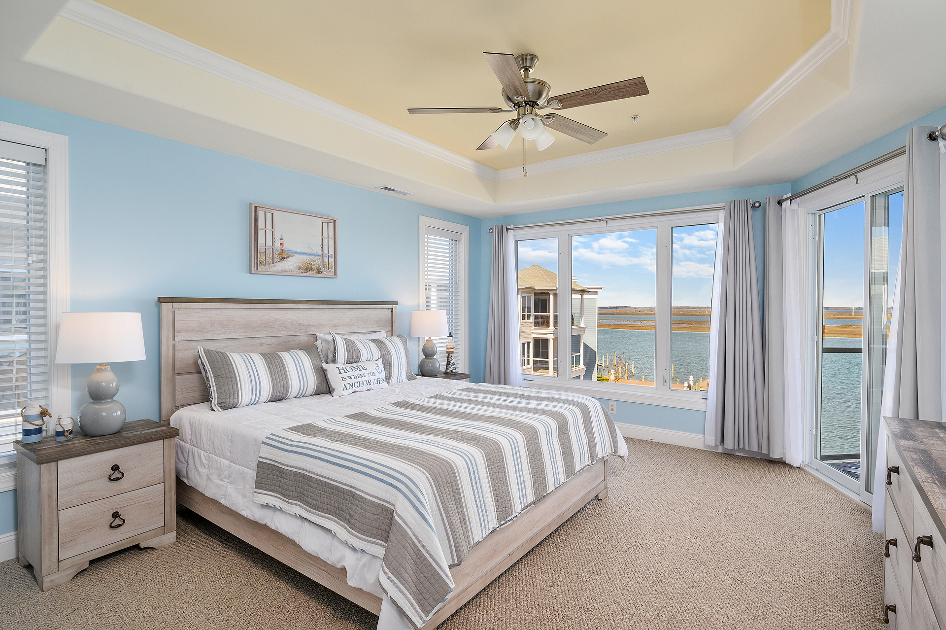 Luxurious Bedroom 3 is a Master with a King Bed.