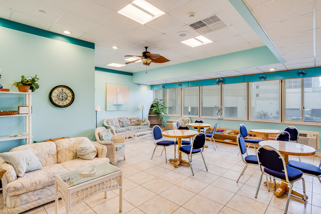 The Quay even features a small library area