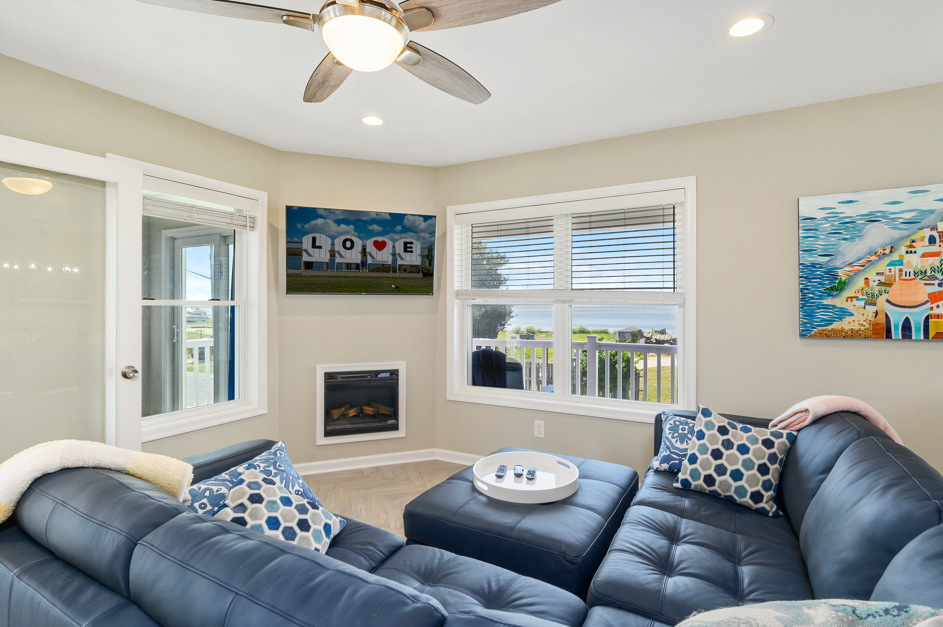 Beautifully furnished with a high-end Coastal Flair.