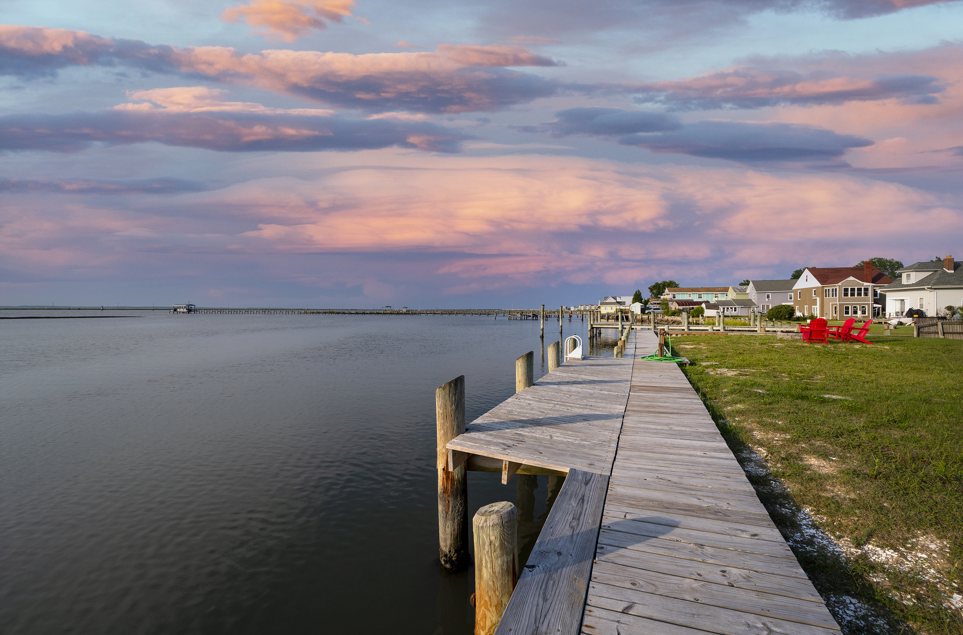 Fish, Crab, or launch your kayaks in your own backyard.