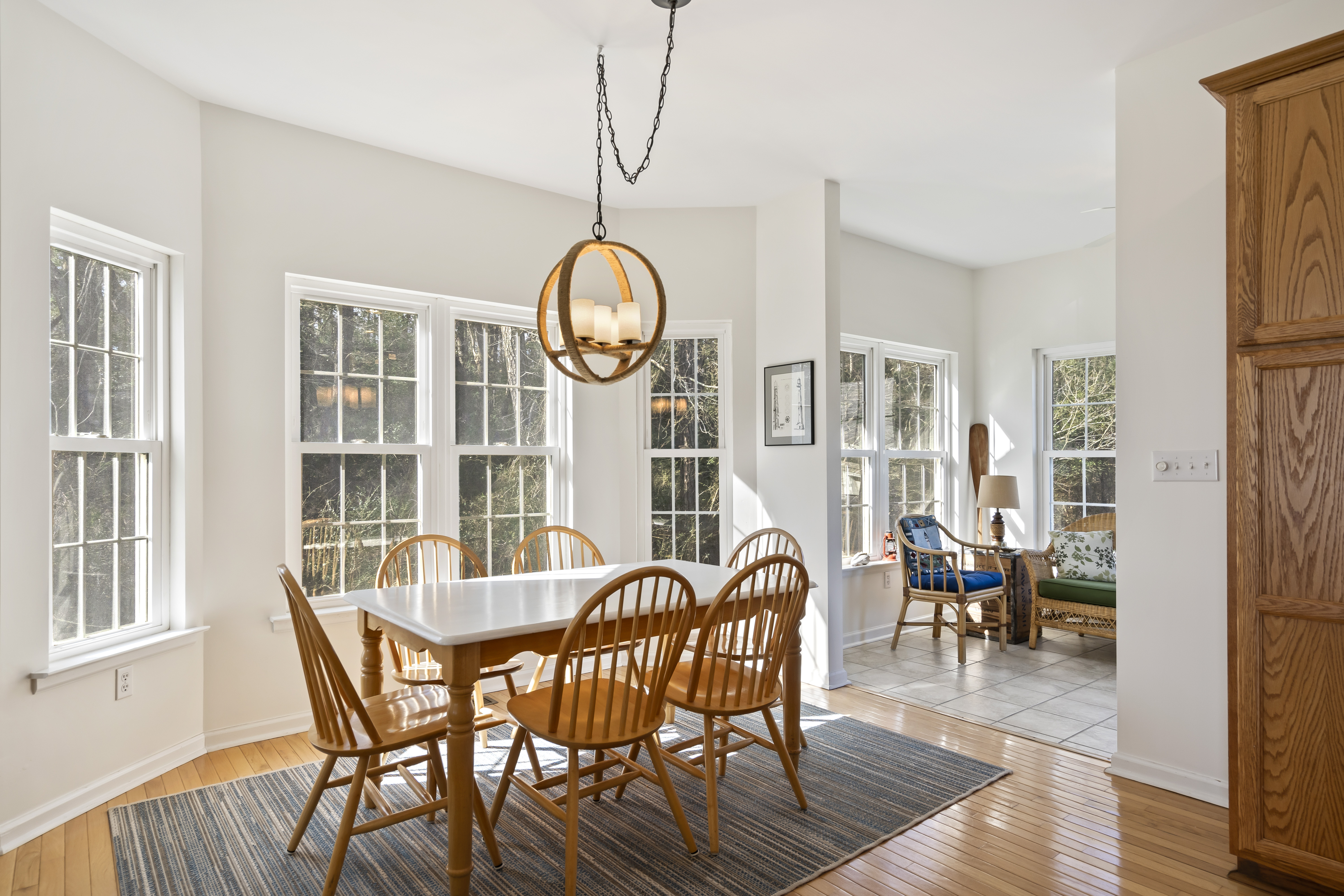 Blue Heron has lovely Coastal Touches throughout.