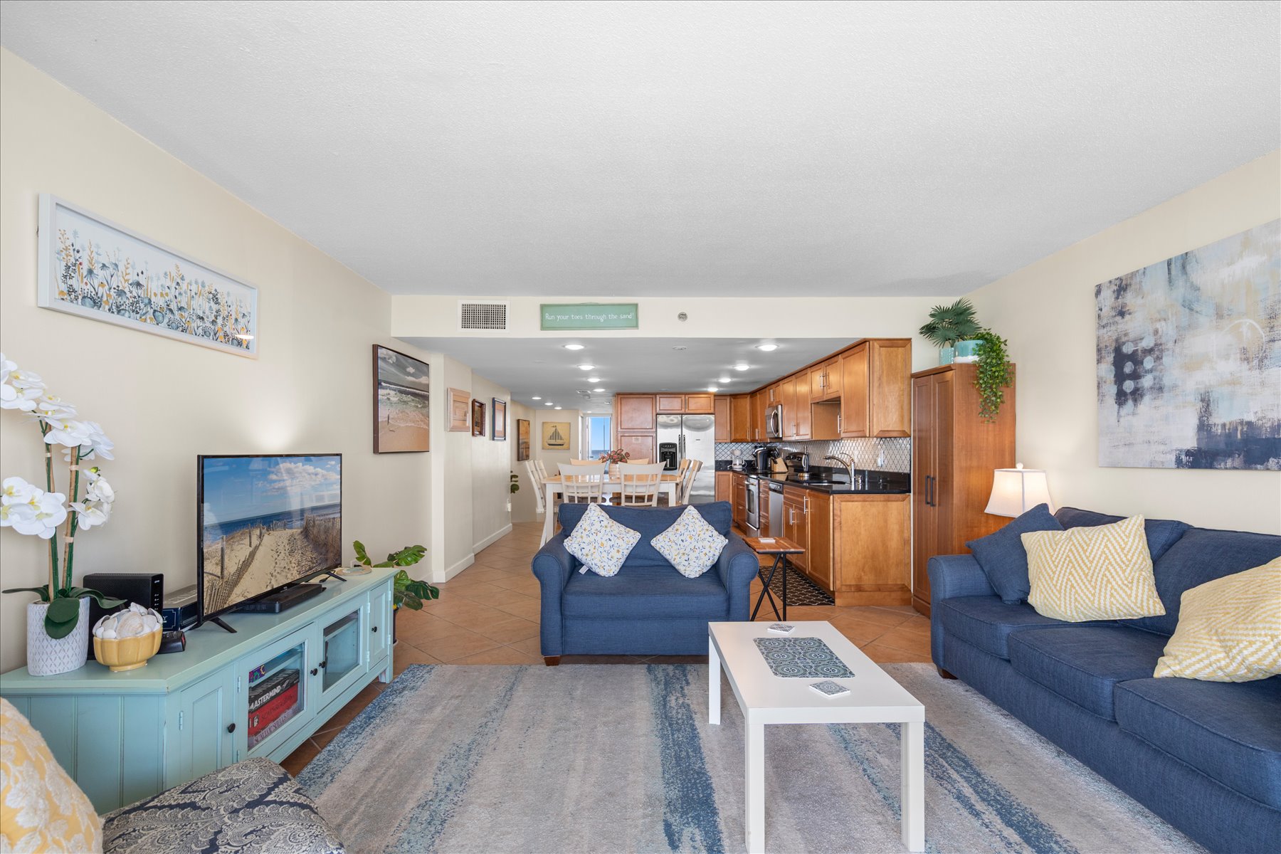 Spacious open floor plan.