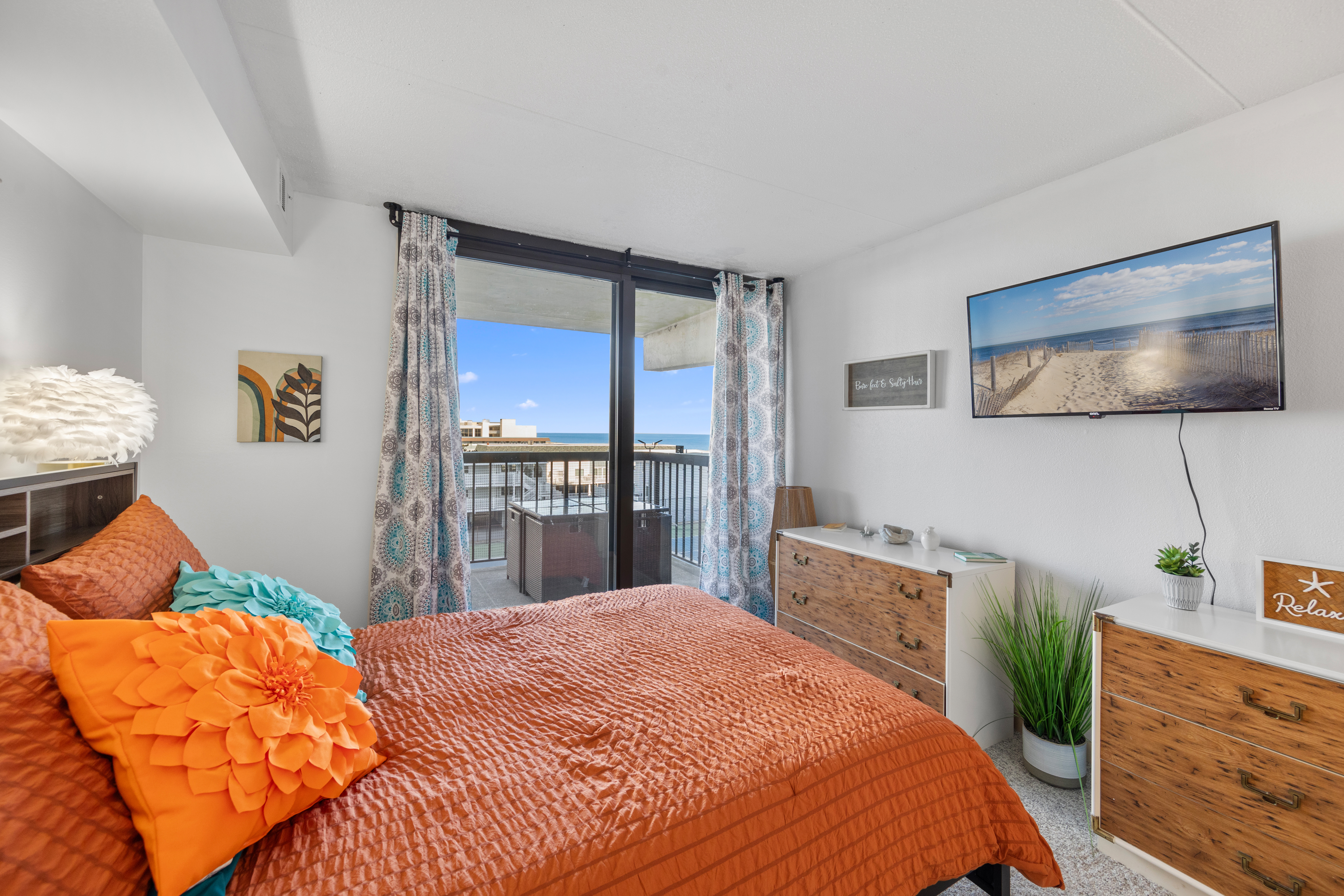 Primary Bedroom offers a Cozy Queen Bed.