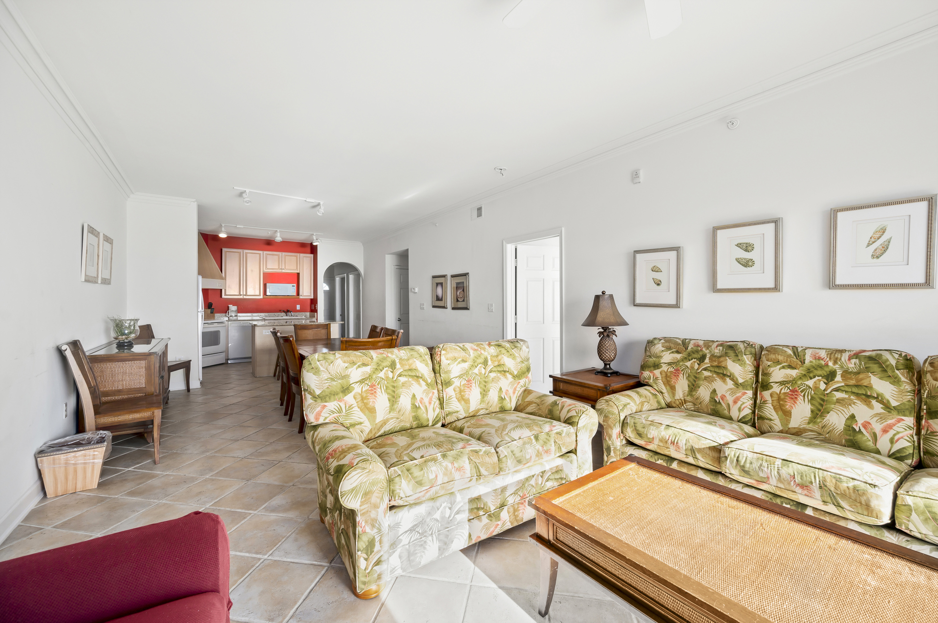 Wide open living space makes family time easy for everyone to be comfortable and enjoy!