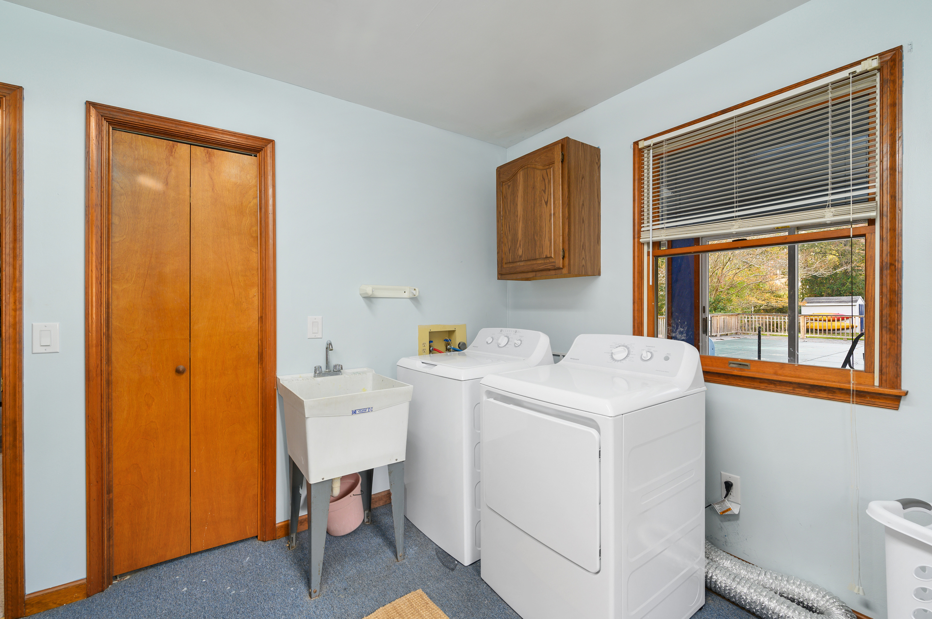 Full Size Washer and Dryer for your convenience.