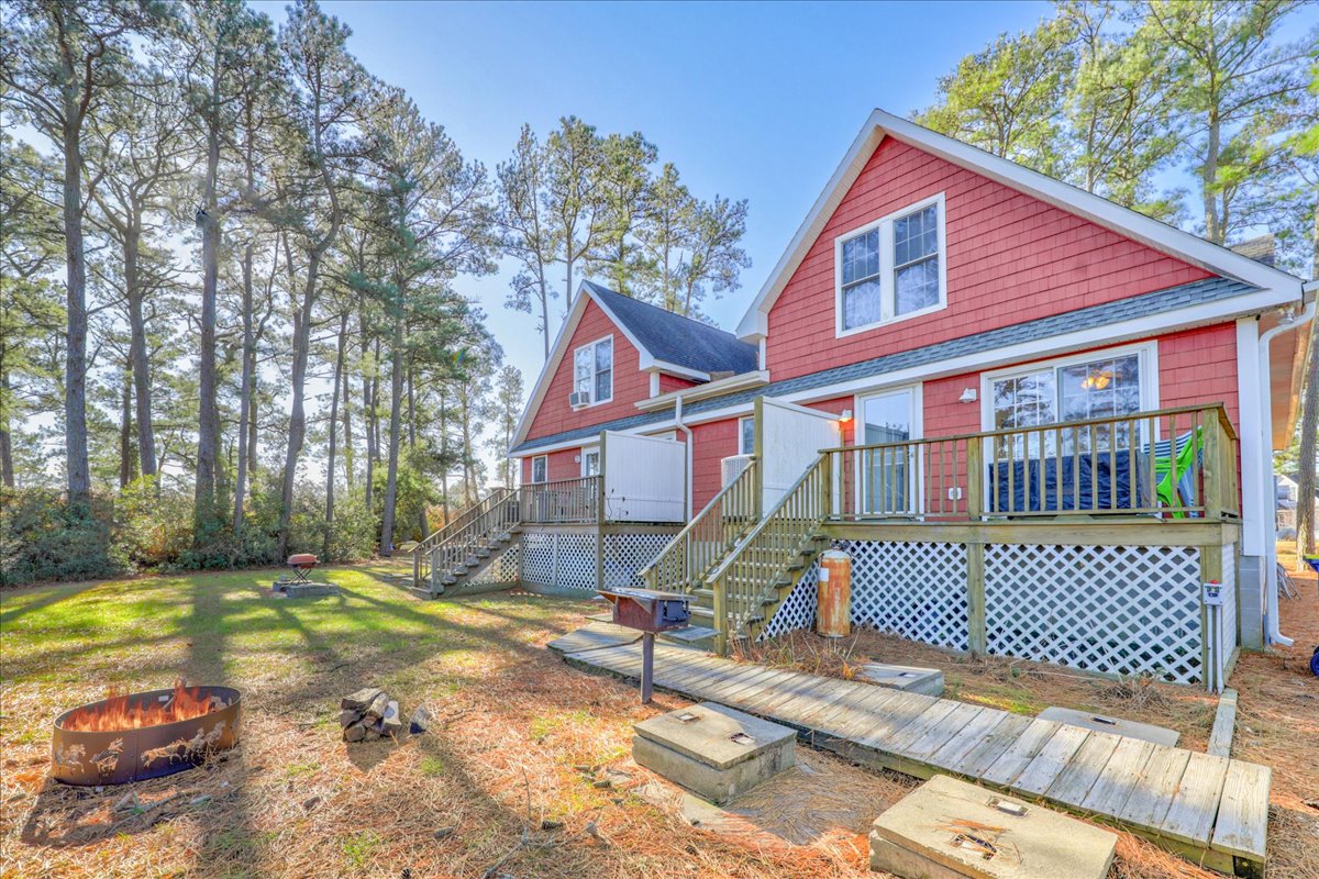 Whispering Pines is on the right side of this Duplex.