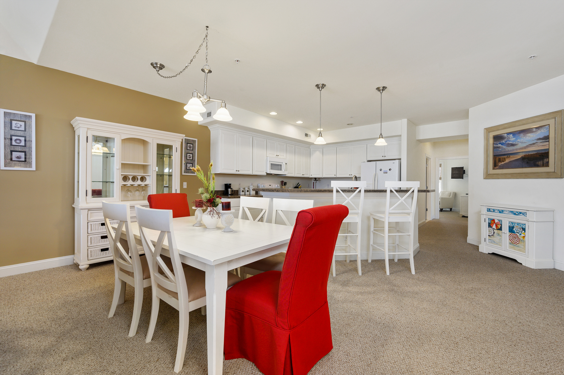 Sunset Bay Villas are a short walk to Historic Main Street Shops and Restaurants.