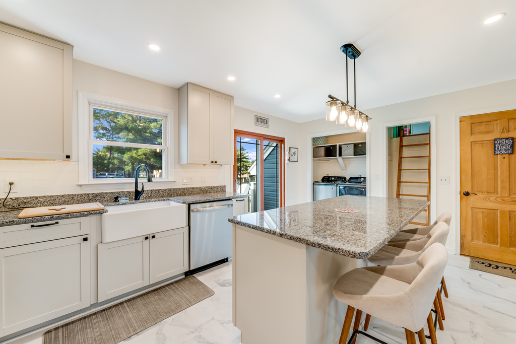 See that ladder to the right of the Laundry Area? It leads to quite a surprise!