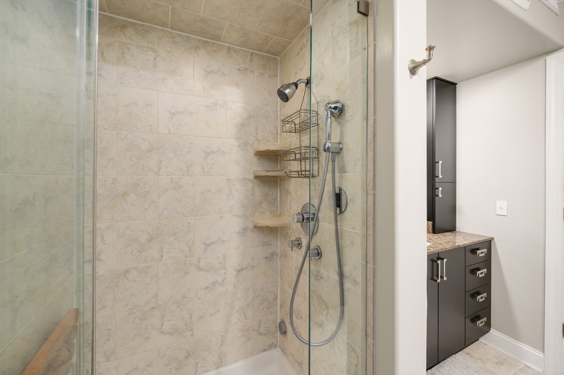 Walk-in Shower.