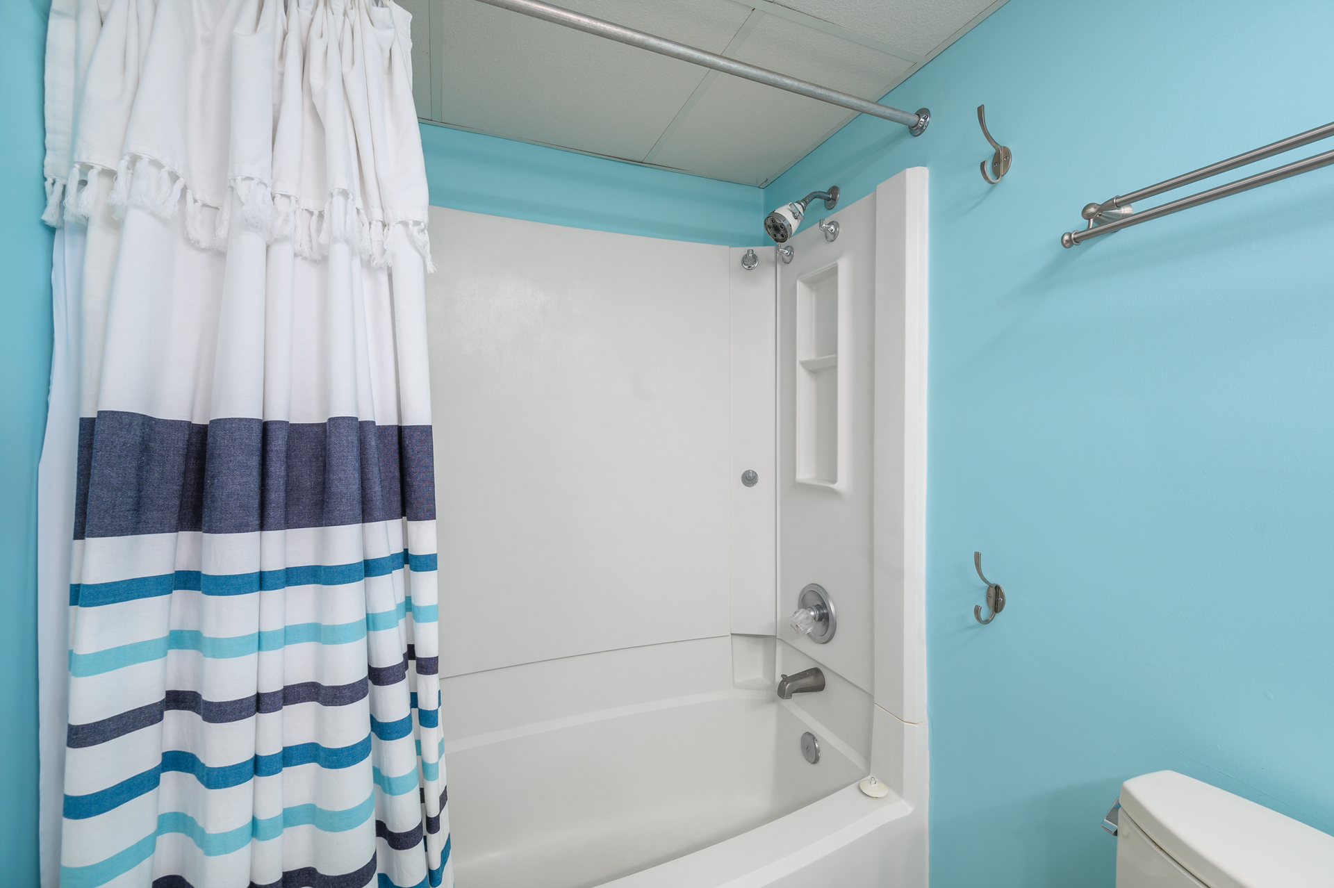 The Primary Bath has a Shower/Tub combo.