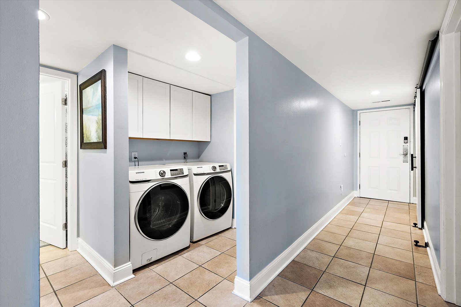Enjoy the ultimate convenience of a private, in-unit washer and dryer to keep your beach towels fresh all week long.