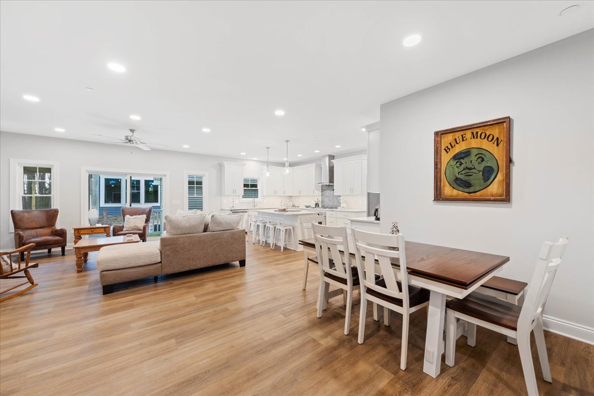 The Open Floor Plan allows you to never miss out on a bit of Family Fun!