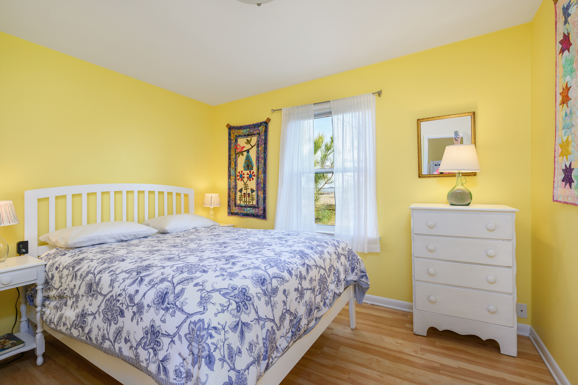 Master Bedroom has a comfy Queen Bed.