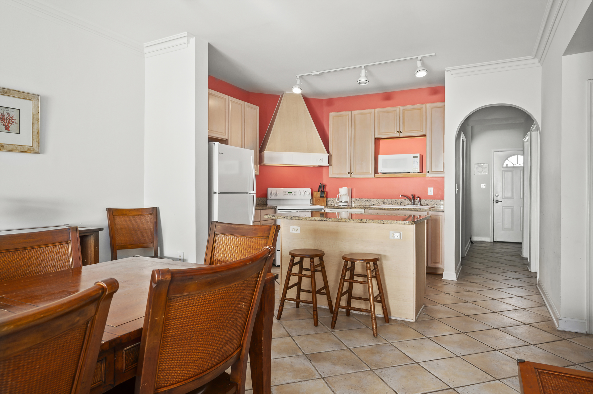 Kitchen and dining area