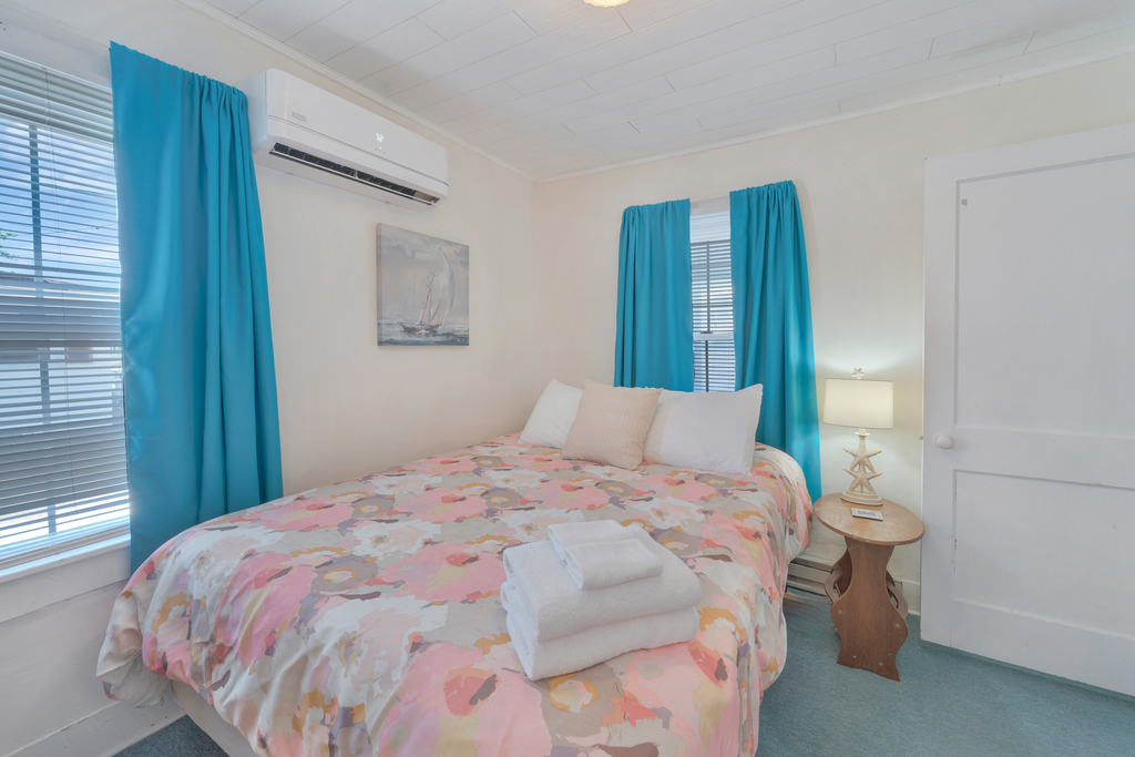Bedroom 1 is on the 1st Floor with a Queen Bed.