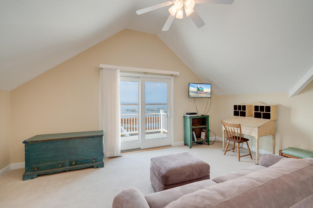 Primary Bedroom also has Flat Screen Smart TV.