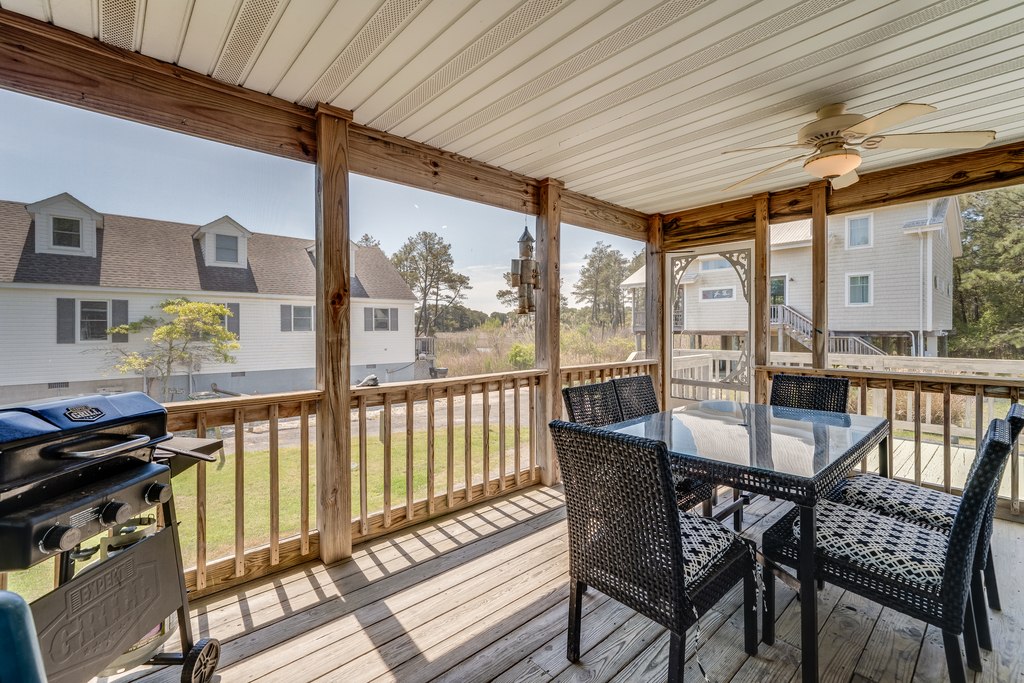 Enjoy some Fresh Caught Crabs on the Porch & take in that salty, sweet sea breeze.
