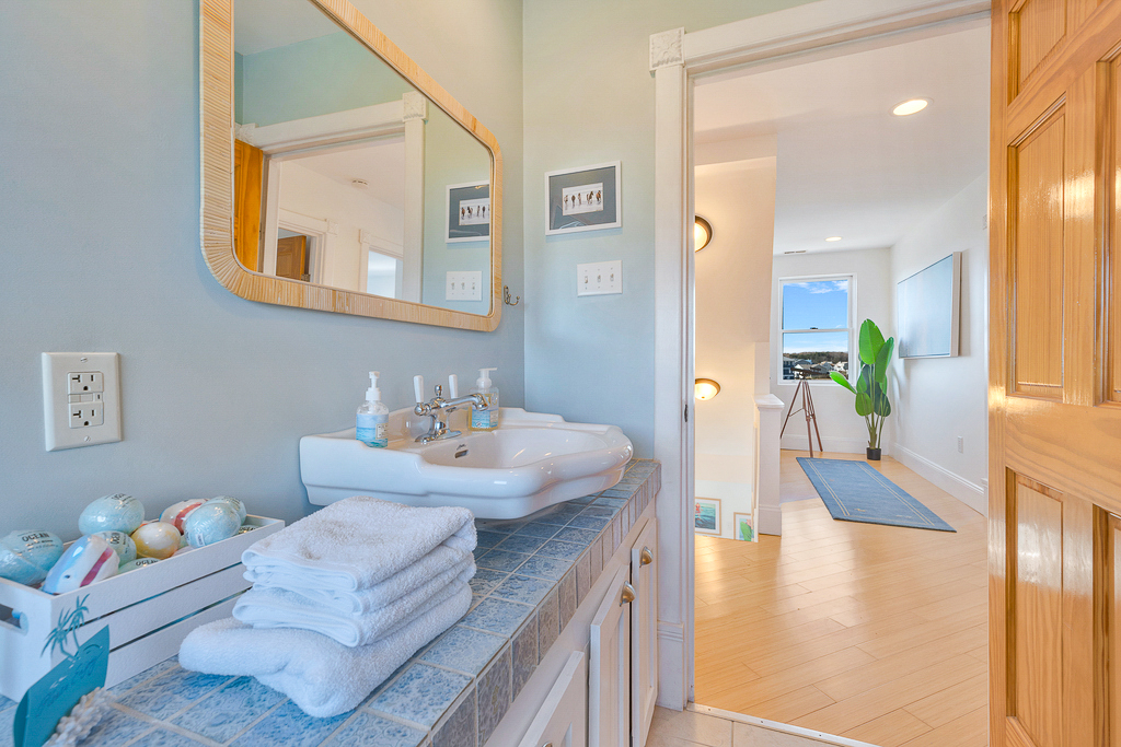 Full Bath 2 is shared between Bedrooms 2 and 3.