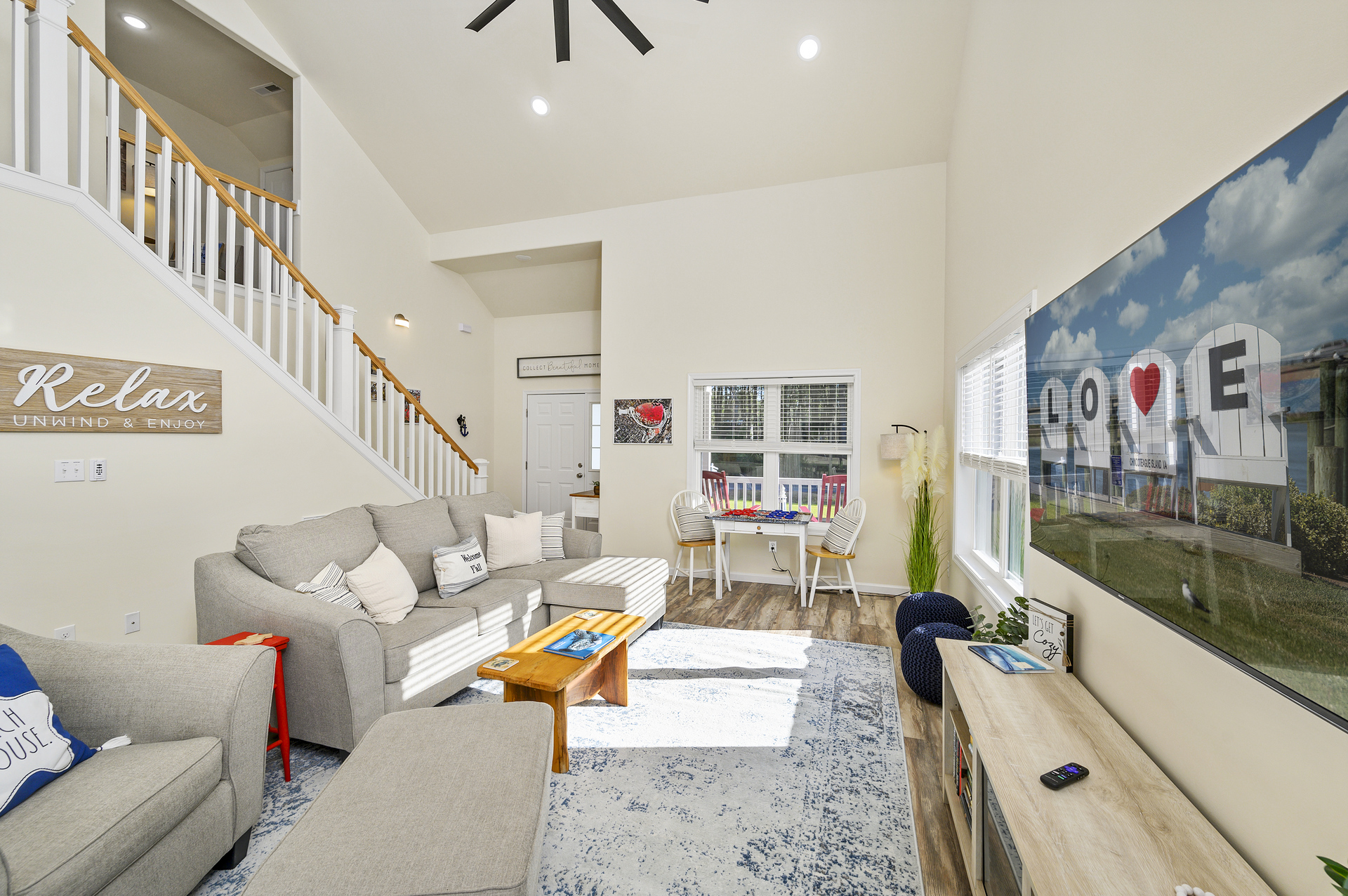 Shellfish Time is beautifully furnished and so well equipped.