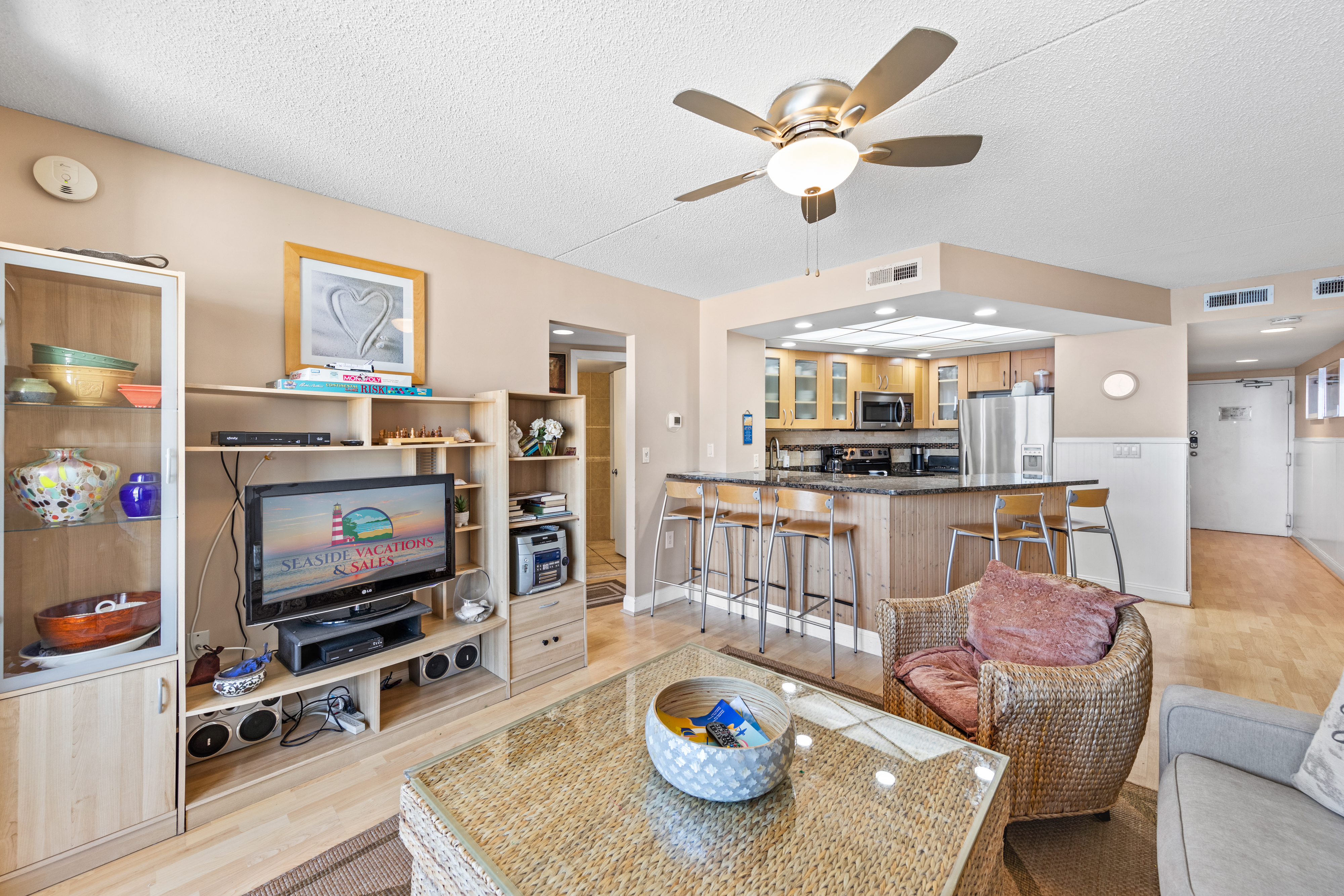 This will be the family's favorite room to gather for game night.