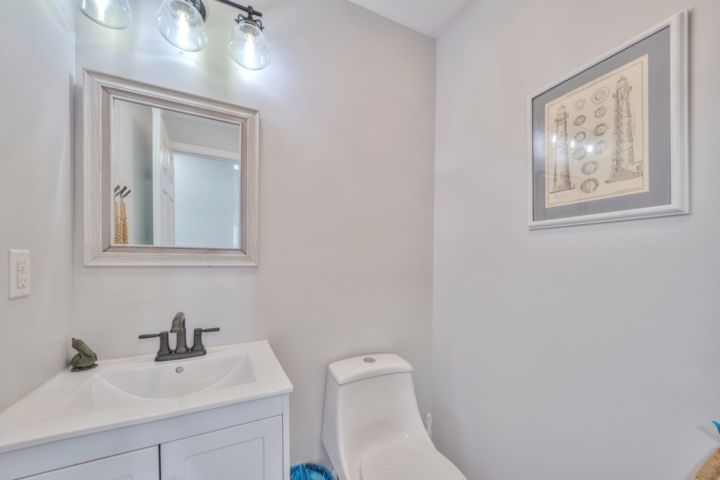 Convenient Half Bath on 1st Floor.