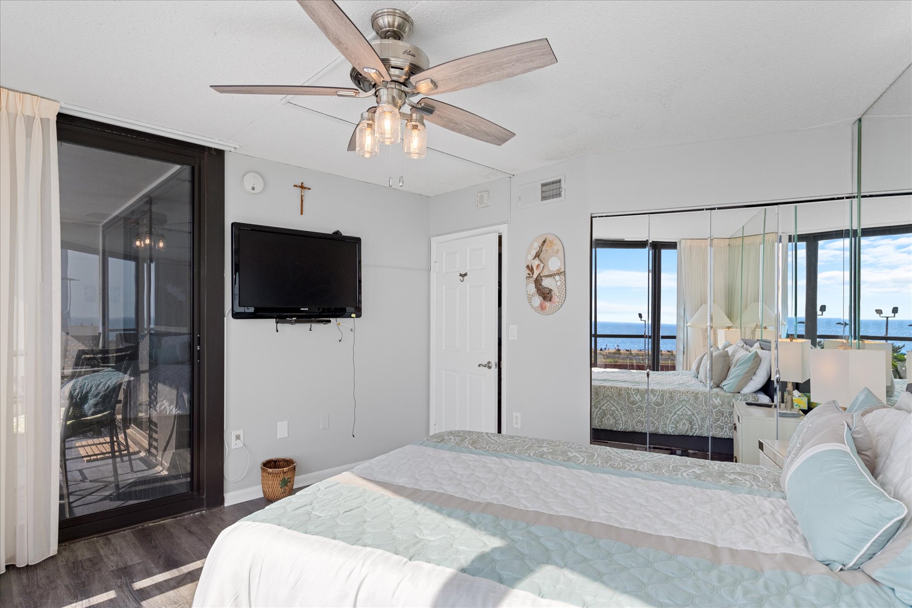 Bedroom 1 features a Flat Screen TV.