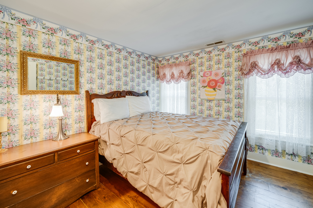 Bedroom 1 has a comfy Queen.