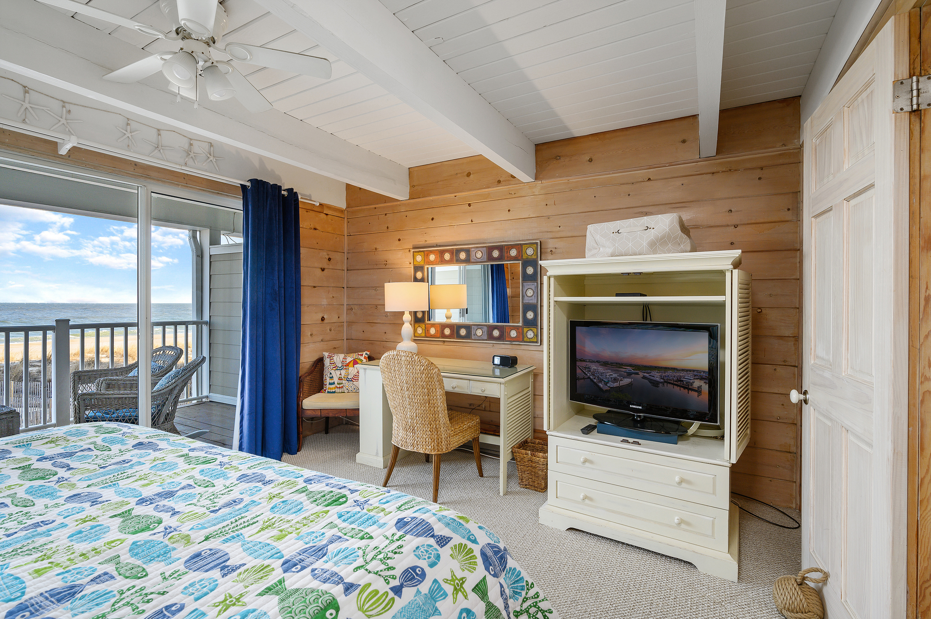 Enjoy your favorite TV show in the evening