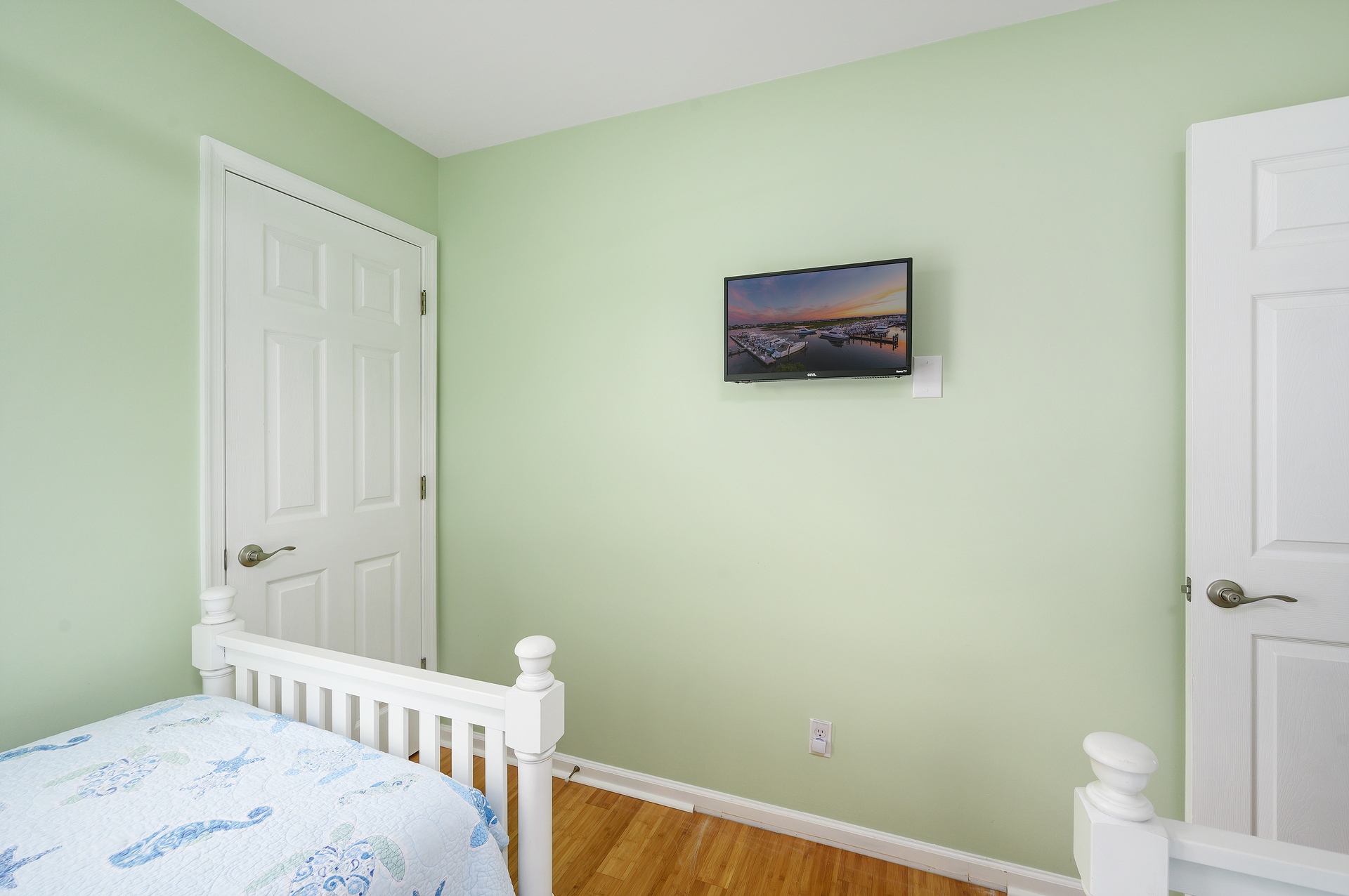 Bedroom 3 has its own TV, perfect for letting the kids get some downtime after some fun in the sun