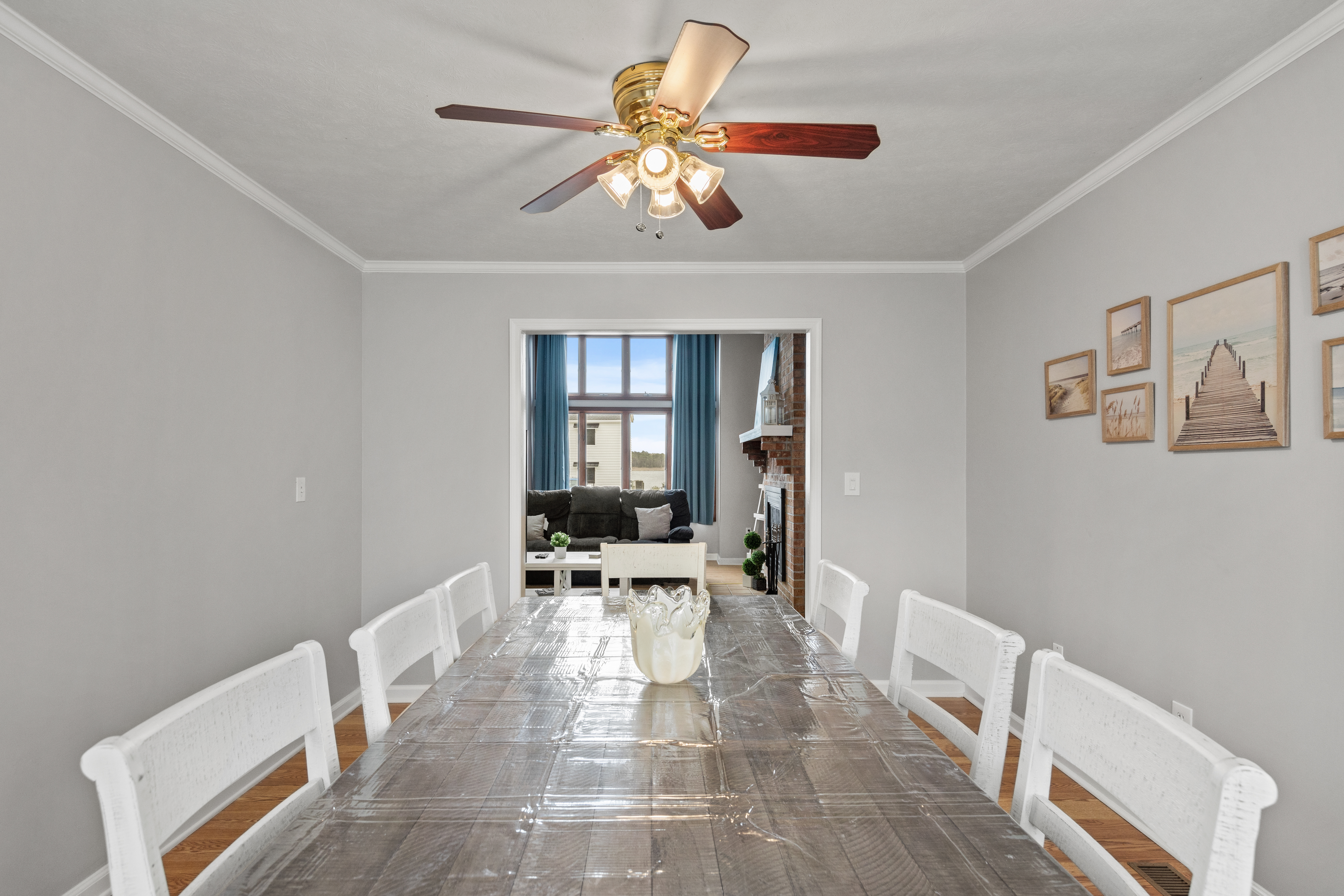 From the Living Area enter the bright and spacious Dining Room.