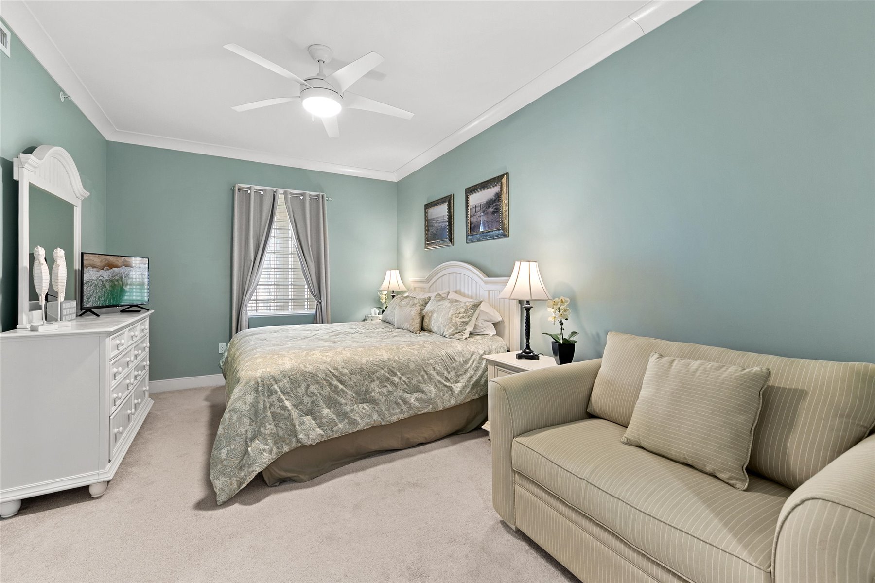 Designed to feel quiet, open and restful.