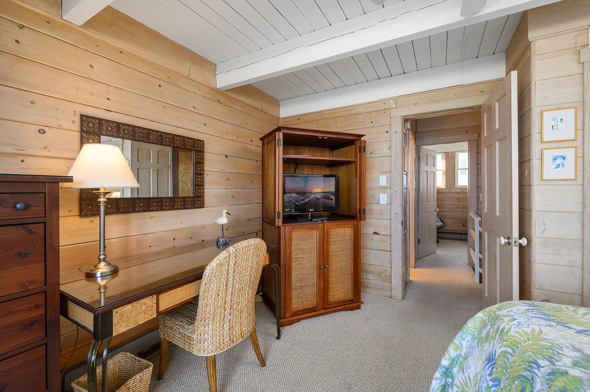 Take some time to yourself and enjoy a Movie on the Flat Screen