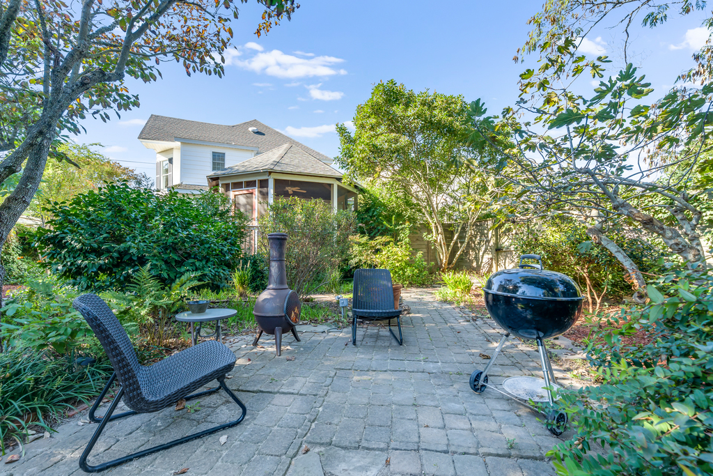 You'll feel as if you're in another world back here!