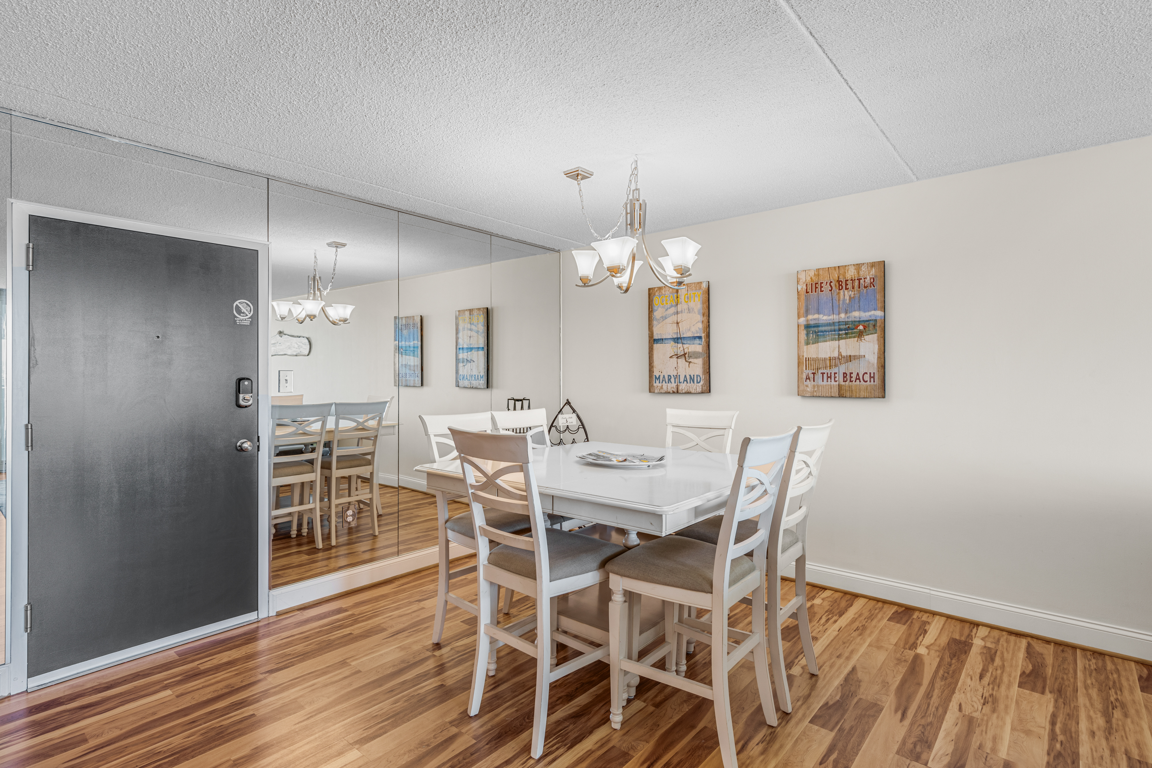 Gorgeous Flooring and Warm Coastal Colors.