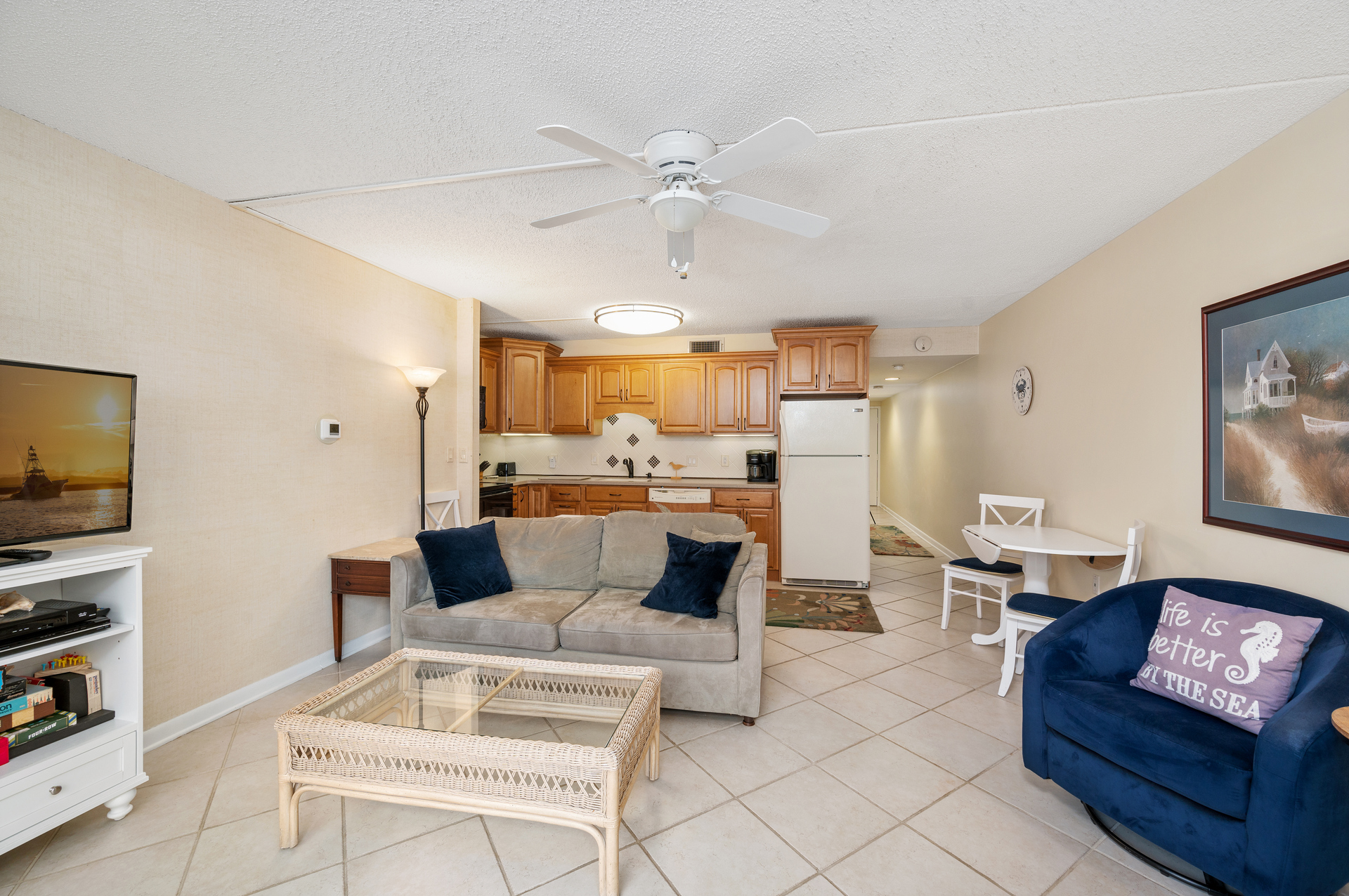 Enjoy family time with the Open Floor Plan.