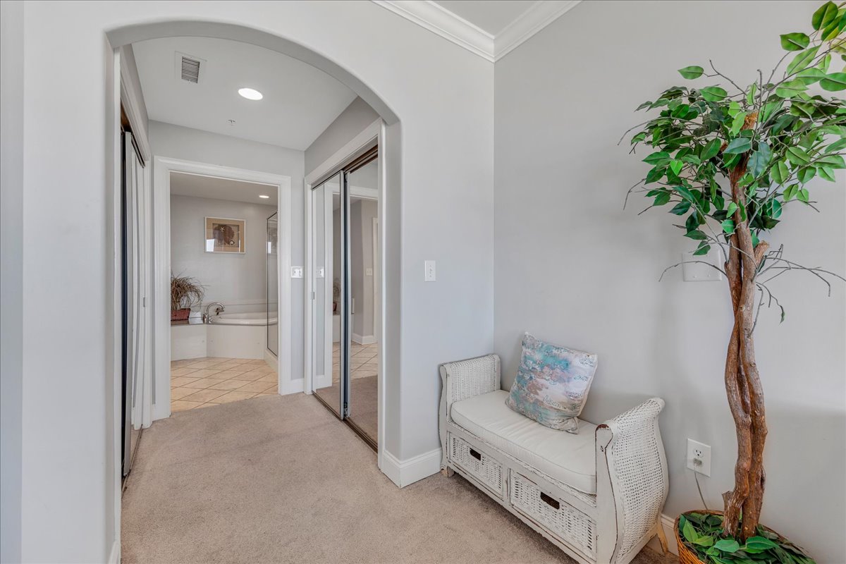 Plenty of storage space with the Large Closets!