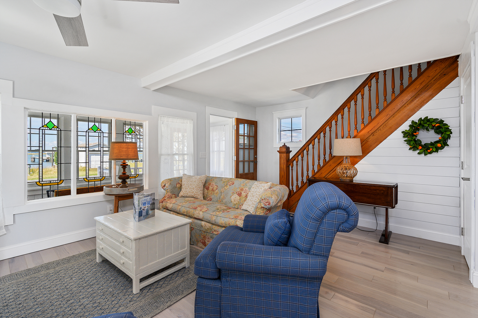 Light, bright, and beachy throughout this amazing home.