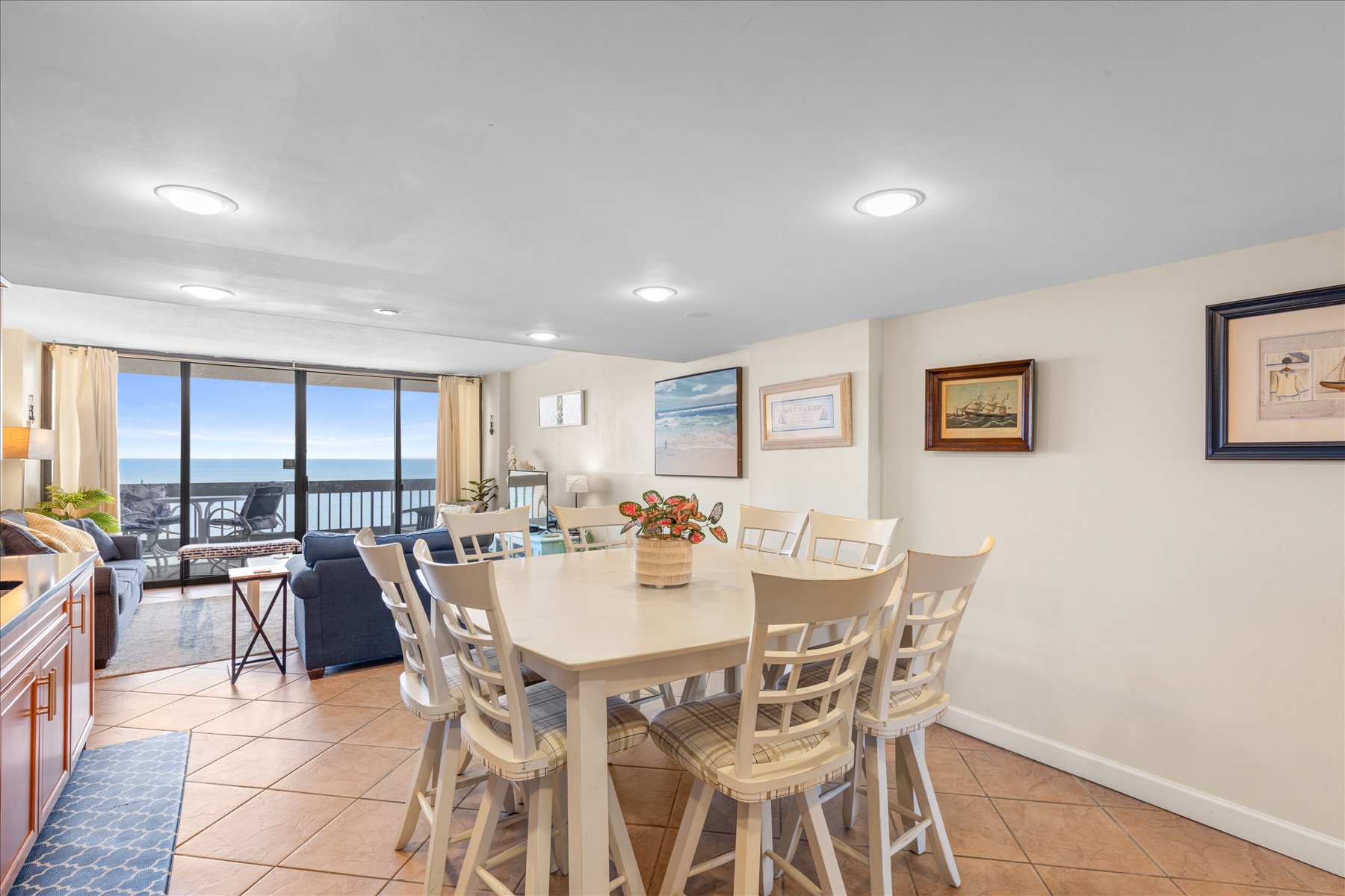 Dine indoors of the comfort of the AC.