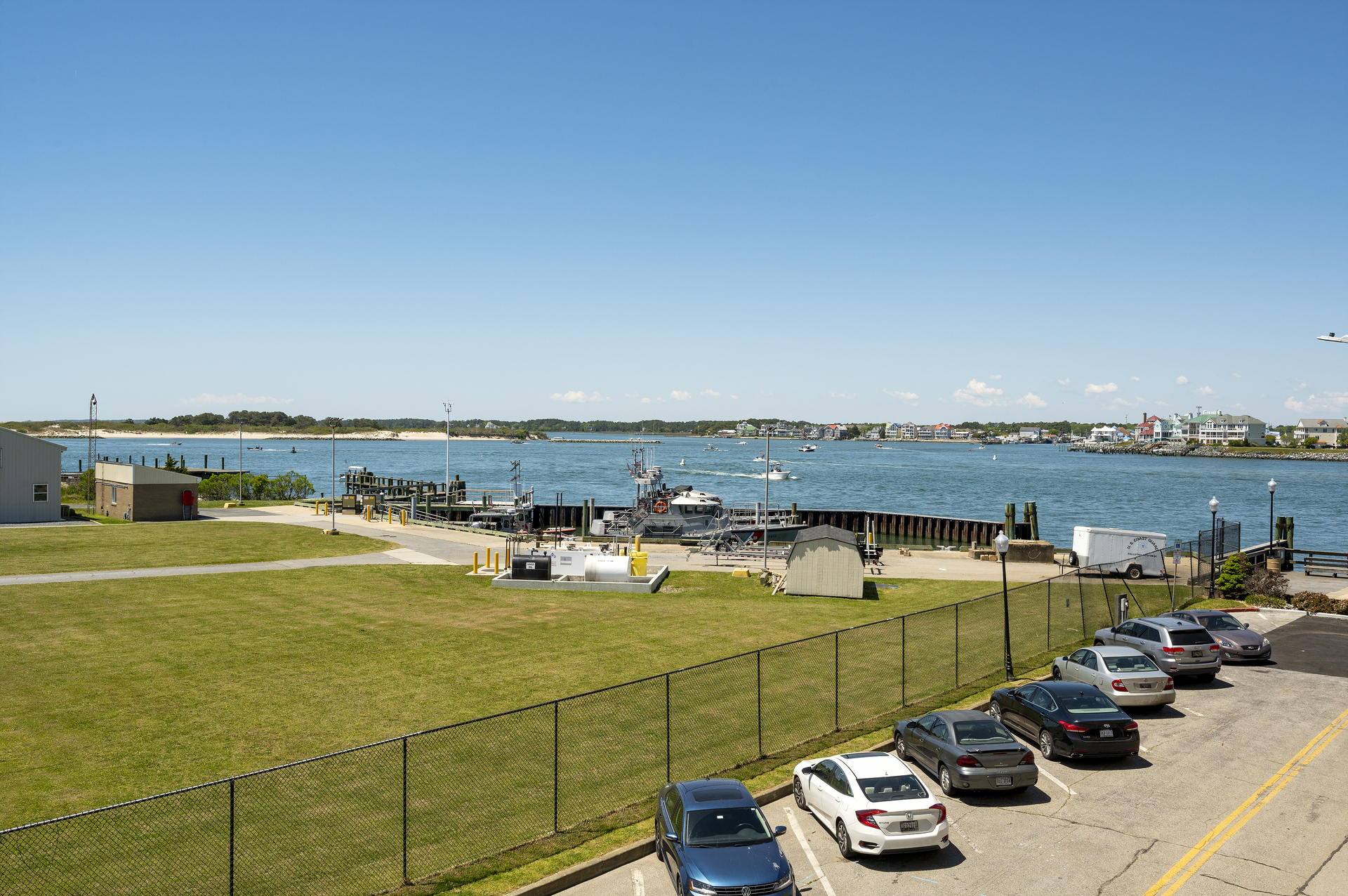 Enjoy watching the comings and goings of the boats in the Inlet!