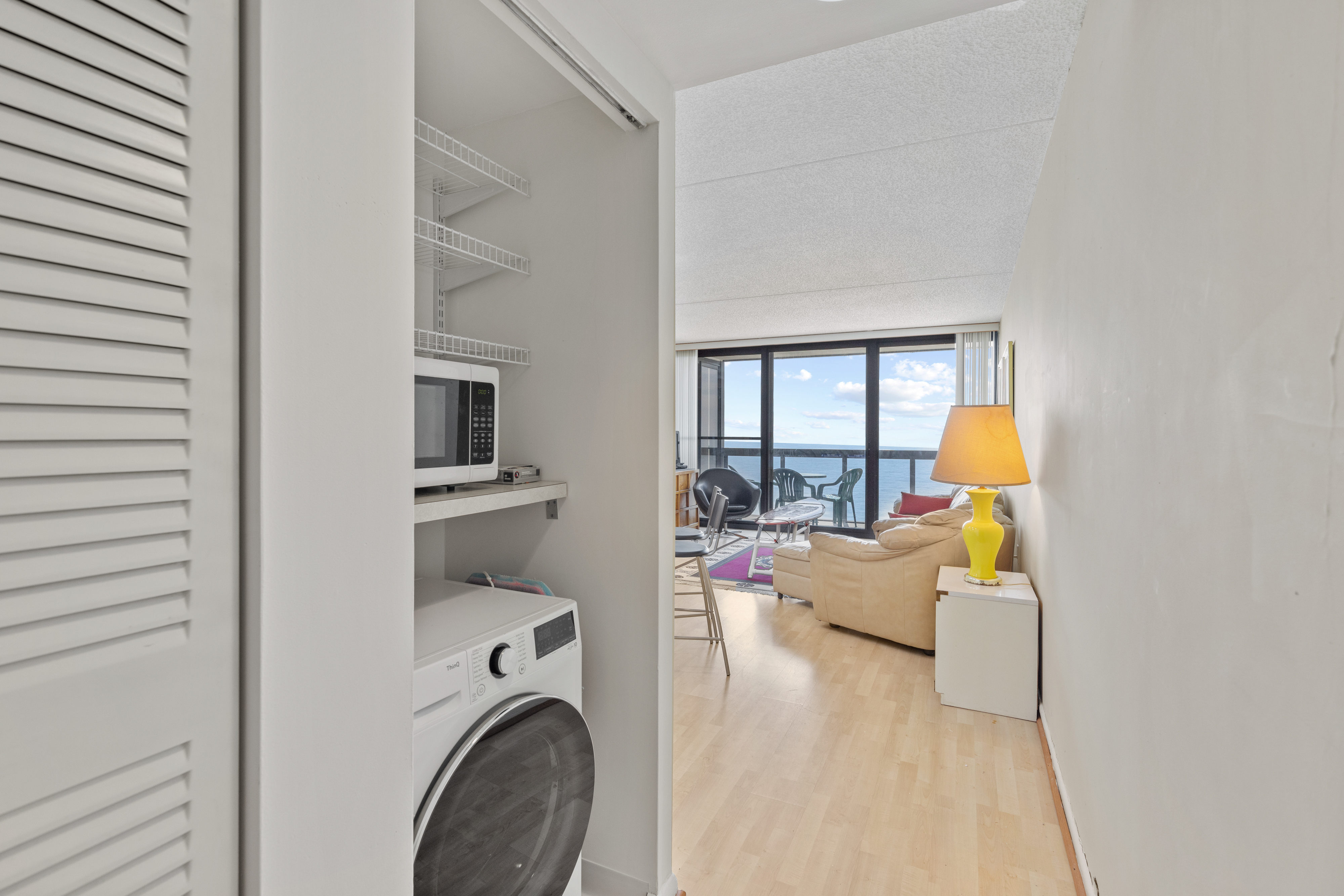 You're sure to appreciate popping in a load of laundry while calling Golden Sands 1416 home.