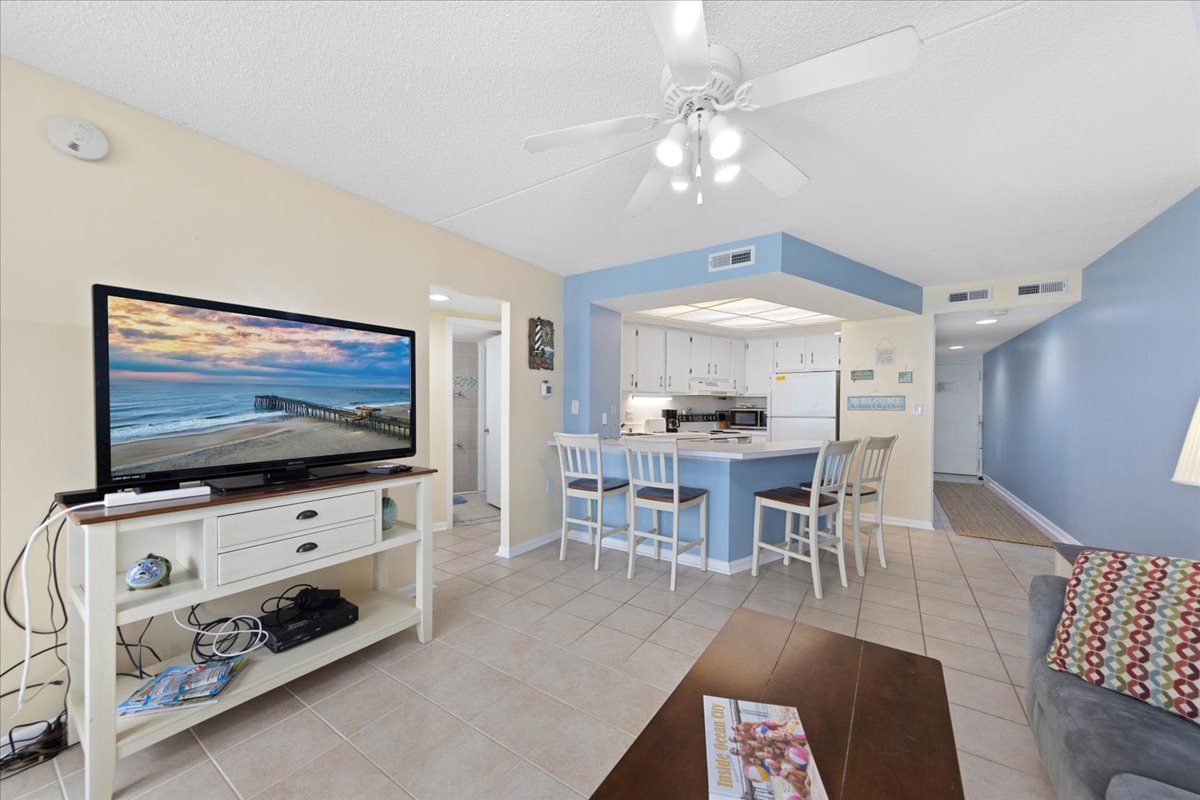 The Open Floor Plan allows you to never miss out on a bit of Family Fun!