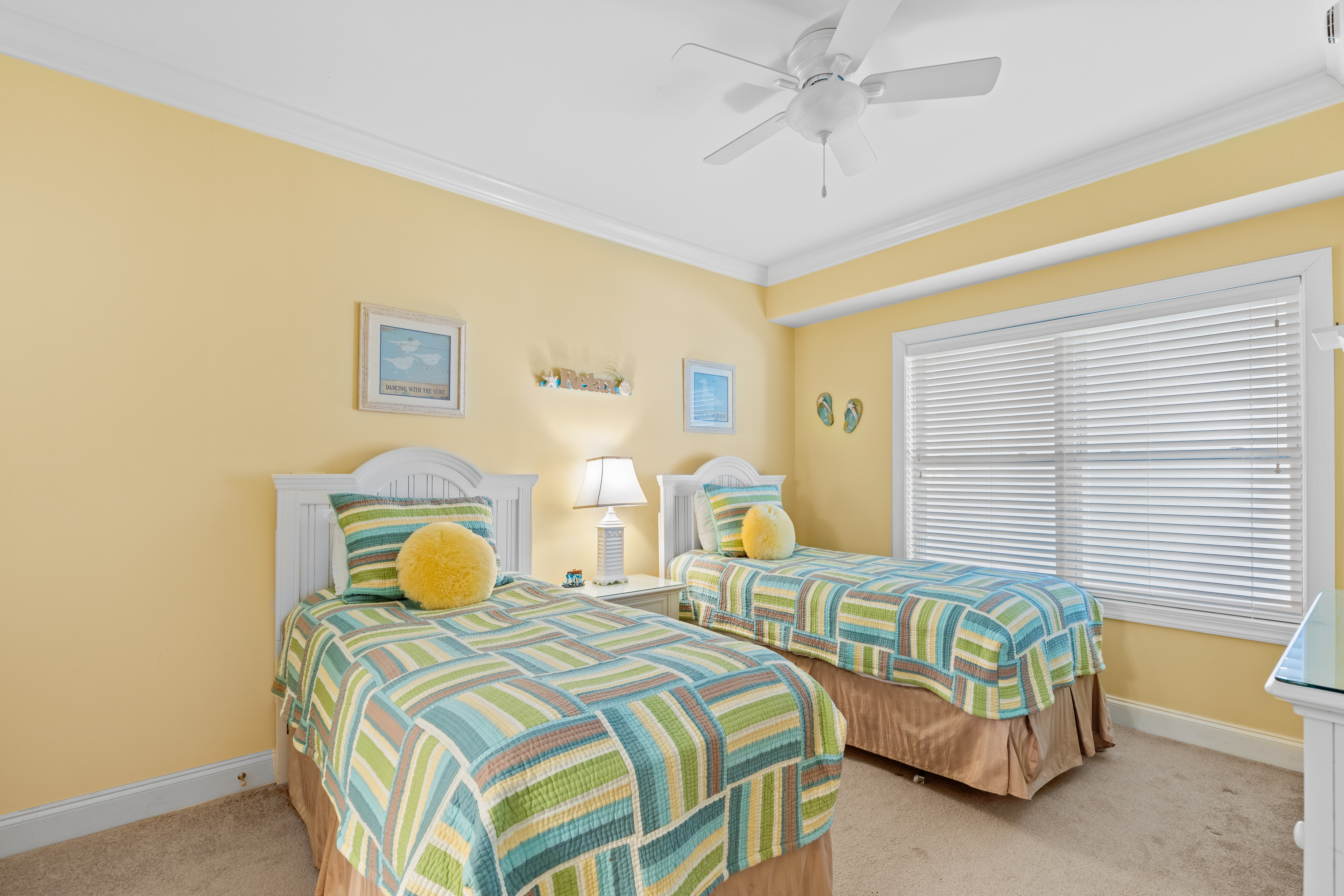 Bedroom 3 is perfect for the kids with 2 Twin Beds!
