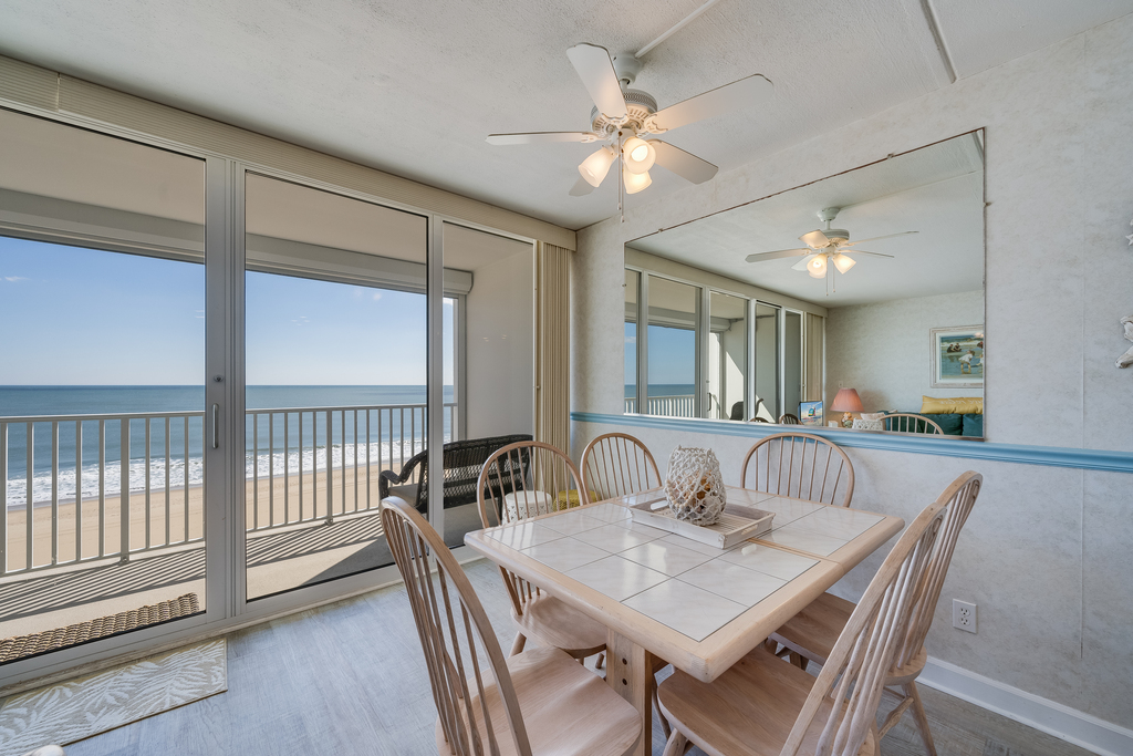 There is room for all to sit and eat at the Dining Table!