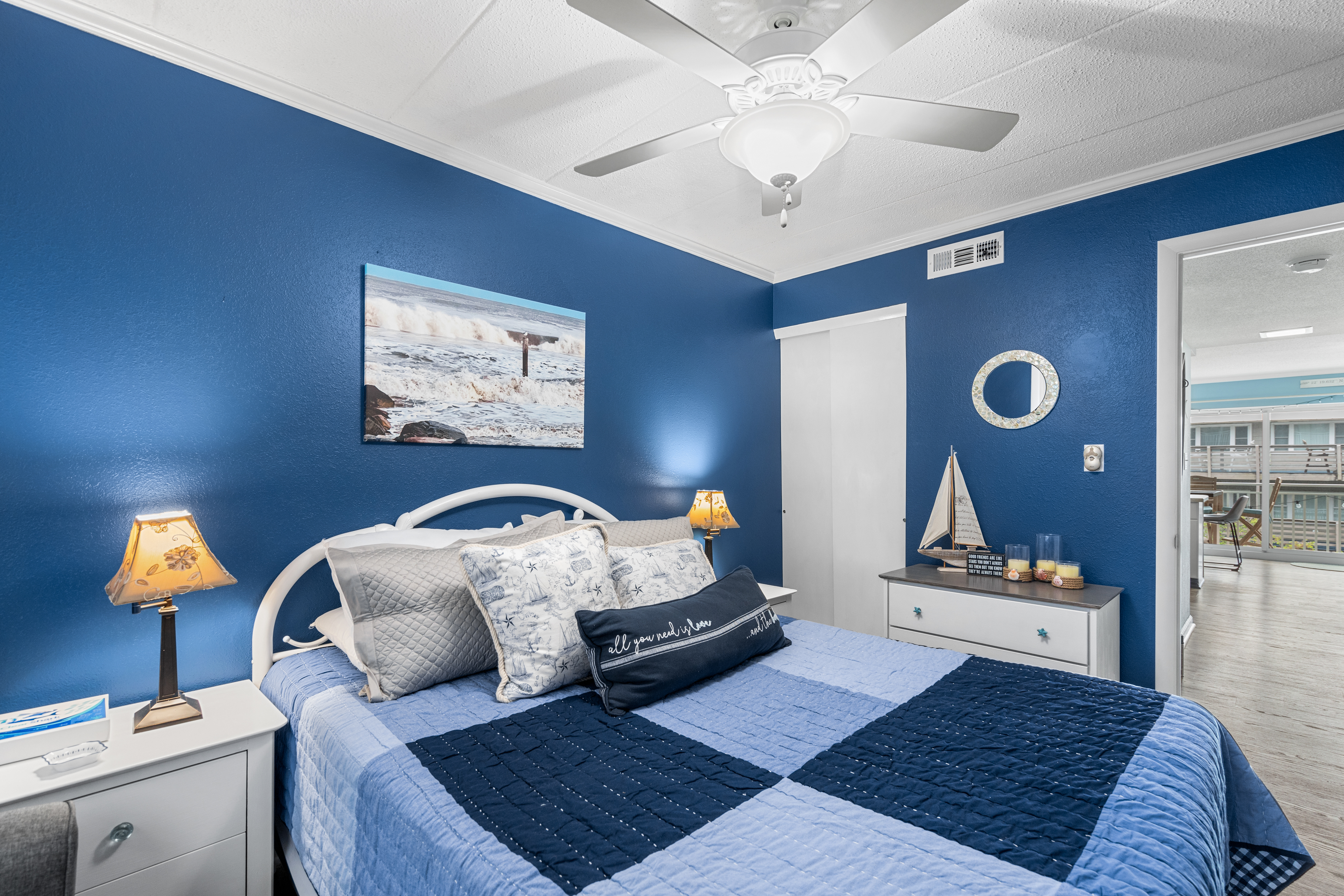 Bedroom 2 is perfect for the little one or another couple