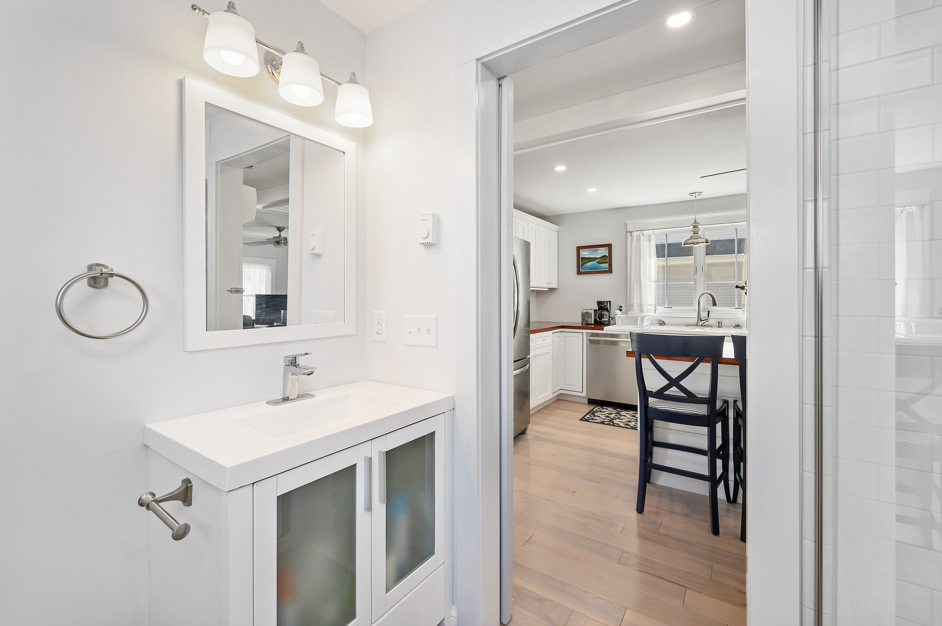 Full Bath just off Living Area.
