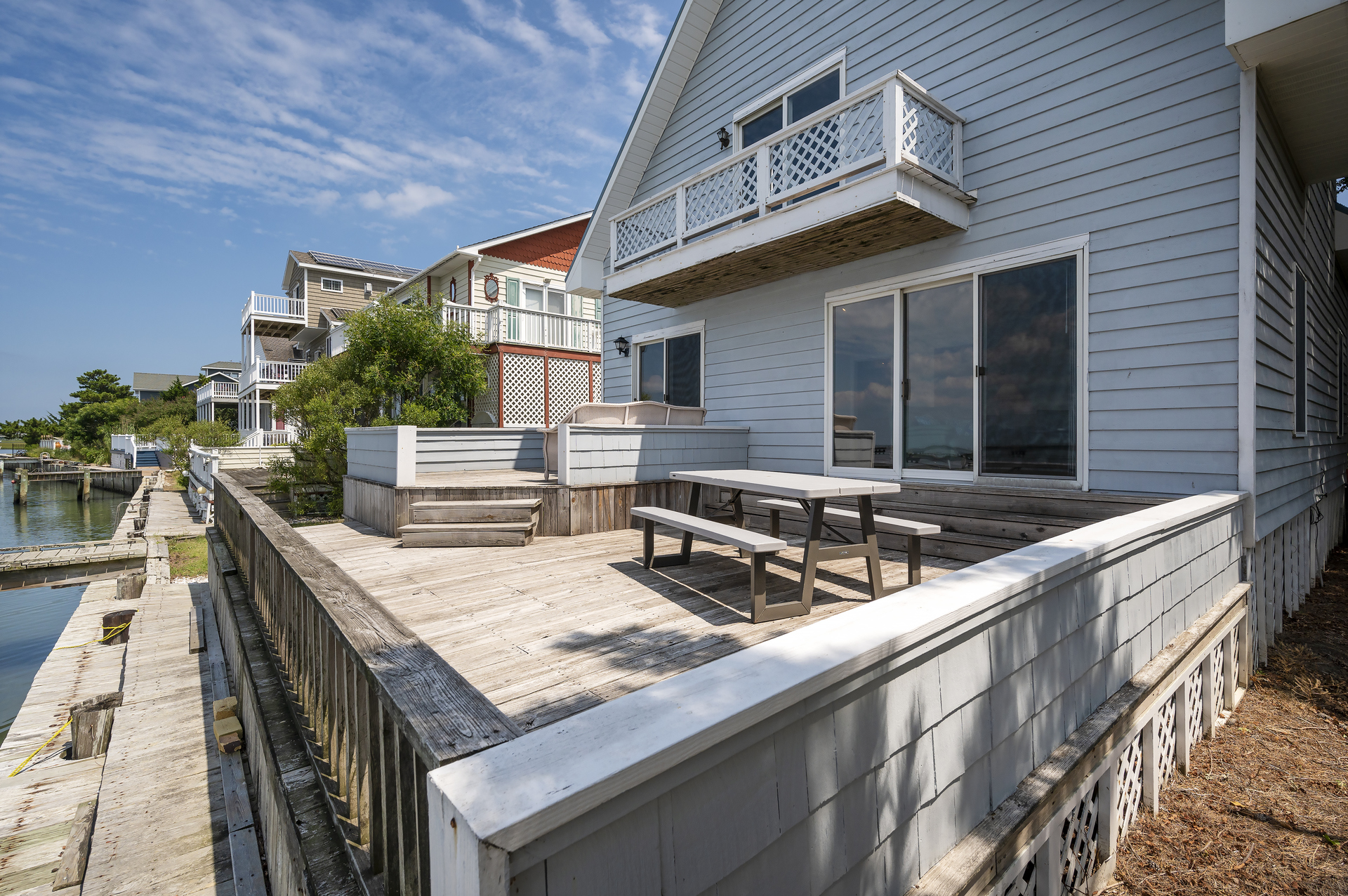 Enjoy Fresh Local Crabs on the Waterfront Deck!