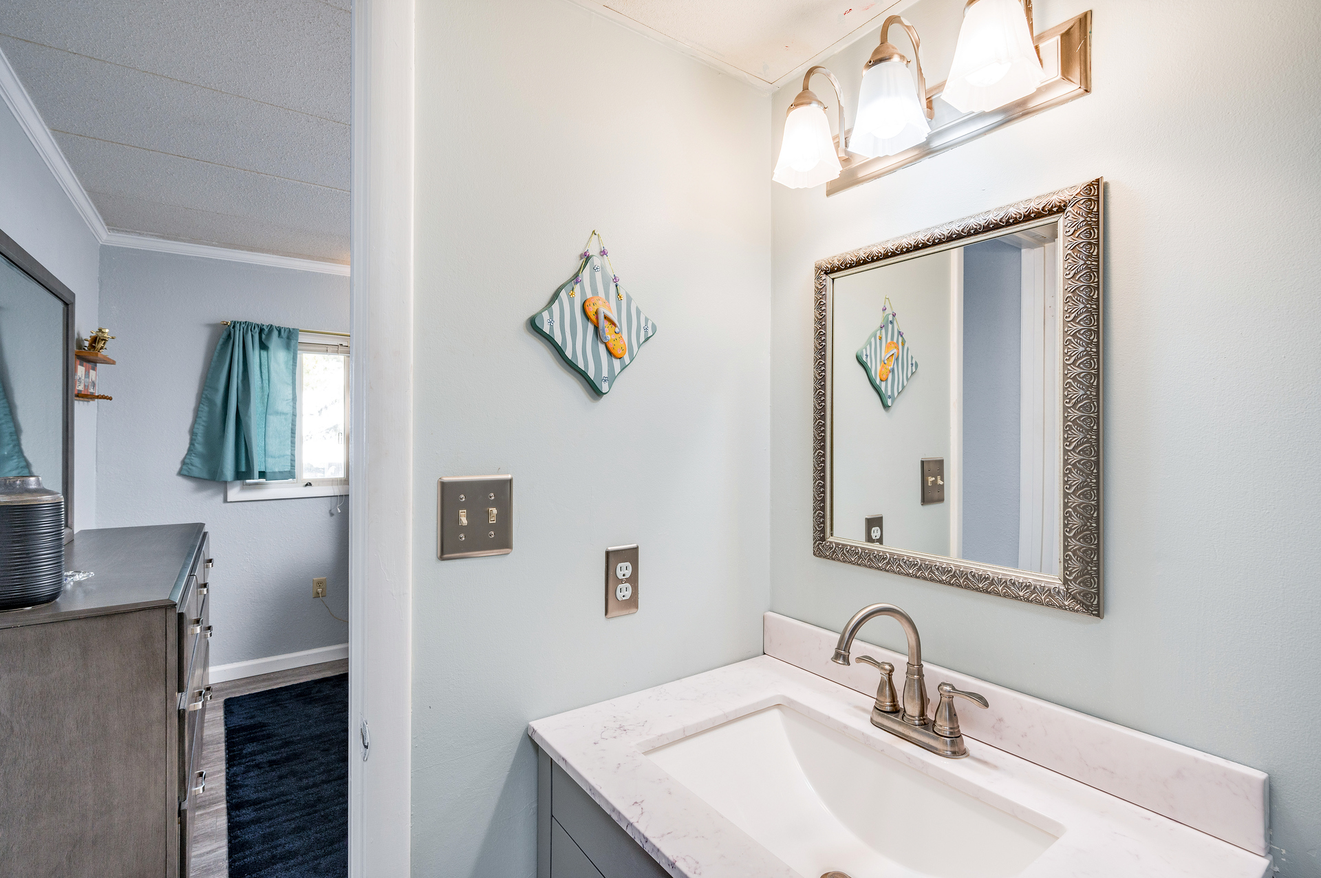 This spacious Primary bathroom is sure to WOW!