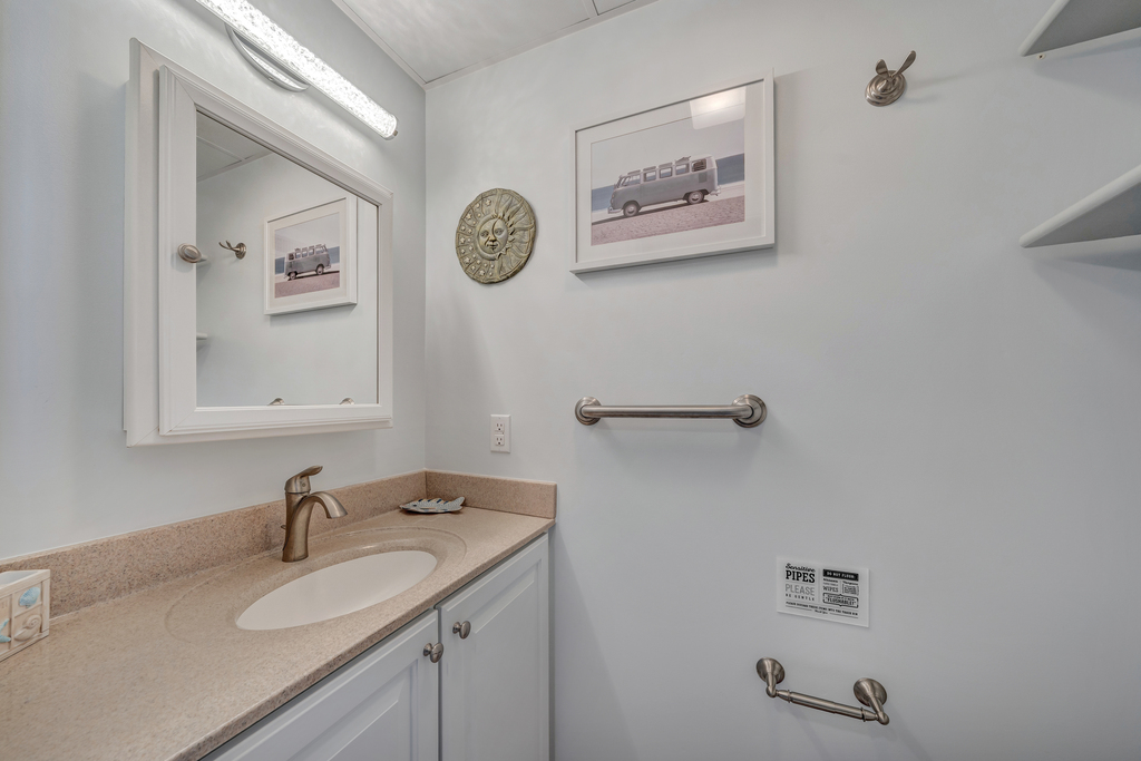 You'll love the Half Bath down the Hallway.