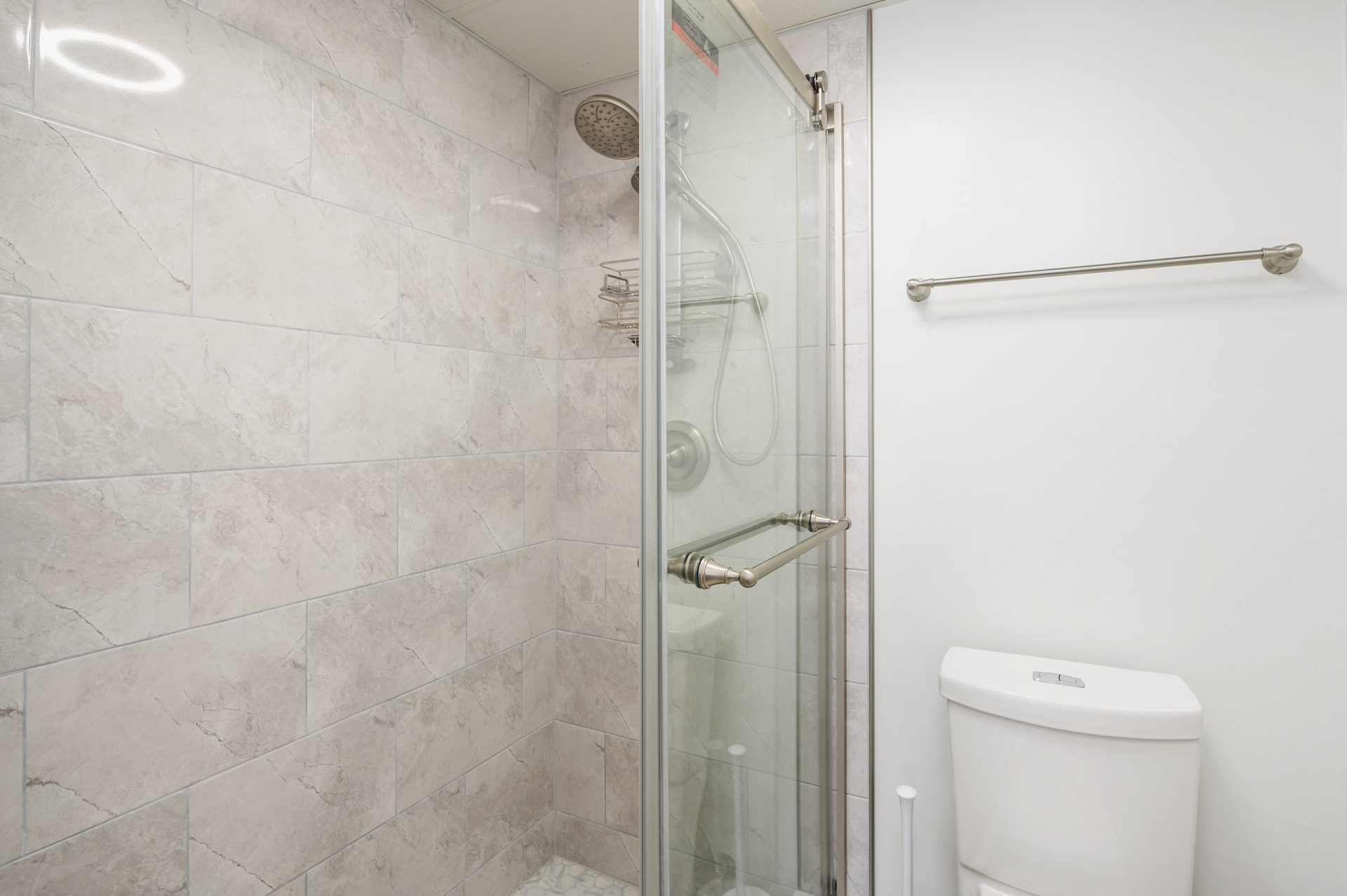 This Spa-Like Primary Bath is sure to pamper you!