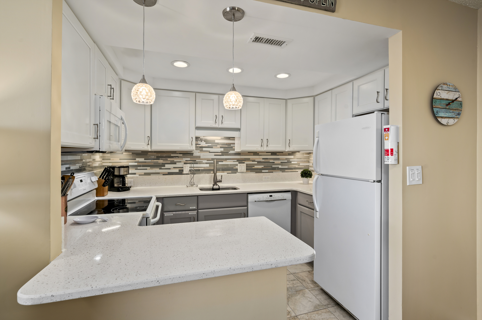 Well-Stocked with everything you'll need to make mealtime an Ocean Breeze!